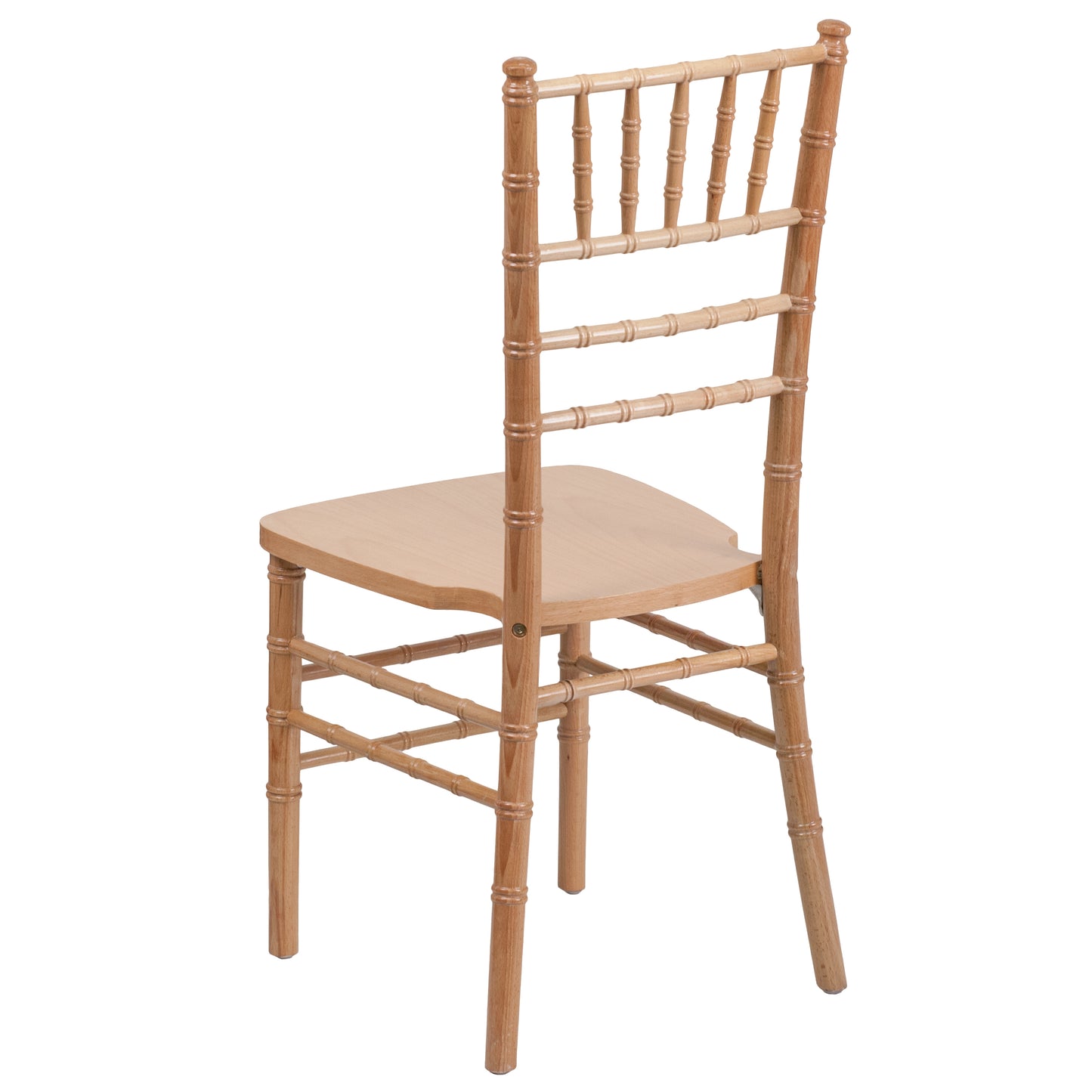 HERCULES Series Natural Wood Chiavari Chair Natural