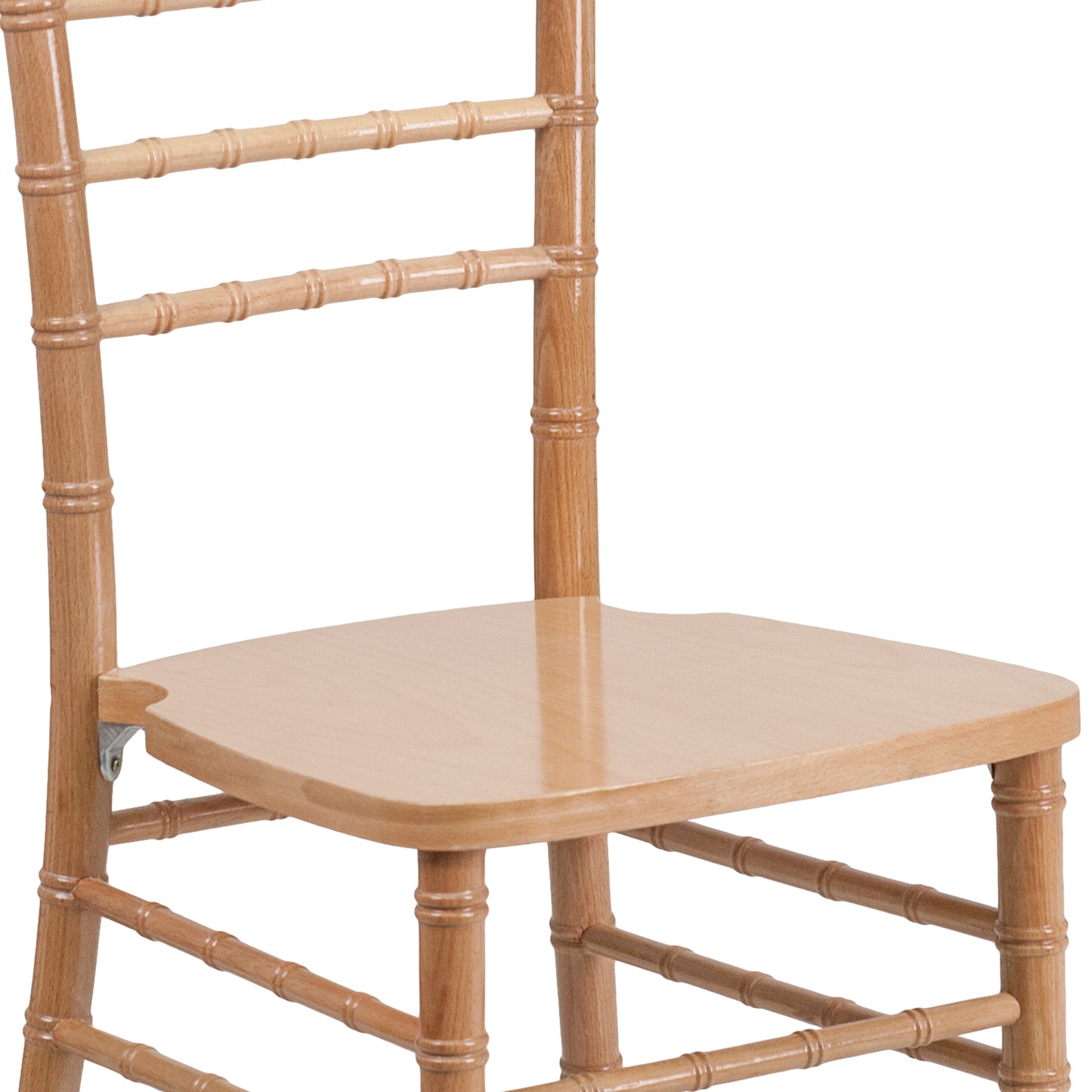 HERCULES Series Natural Wood Chiavari Chair Natural