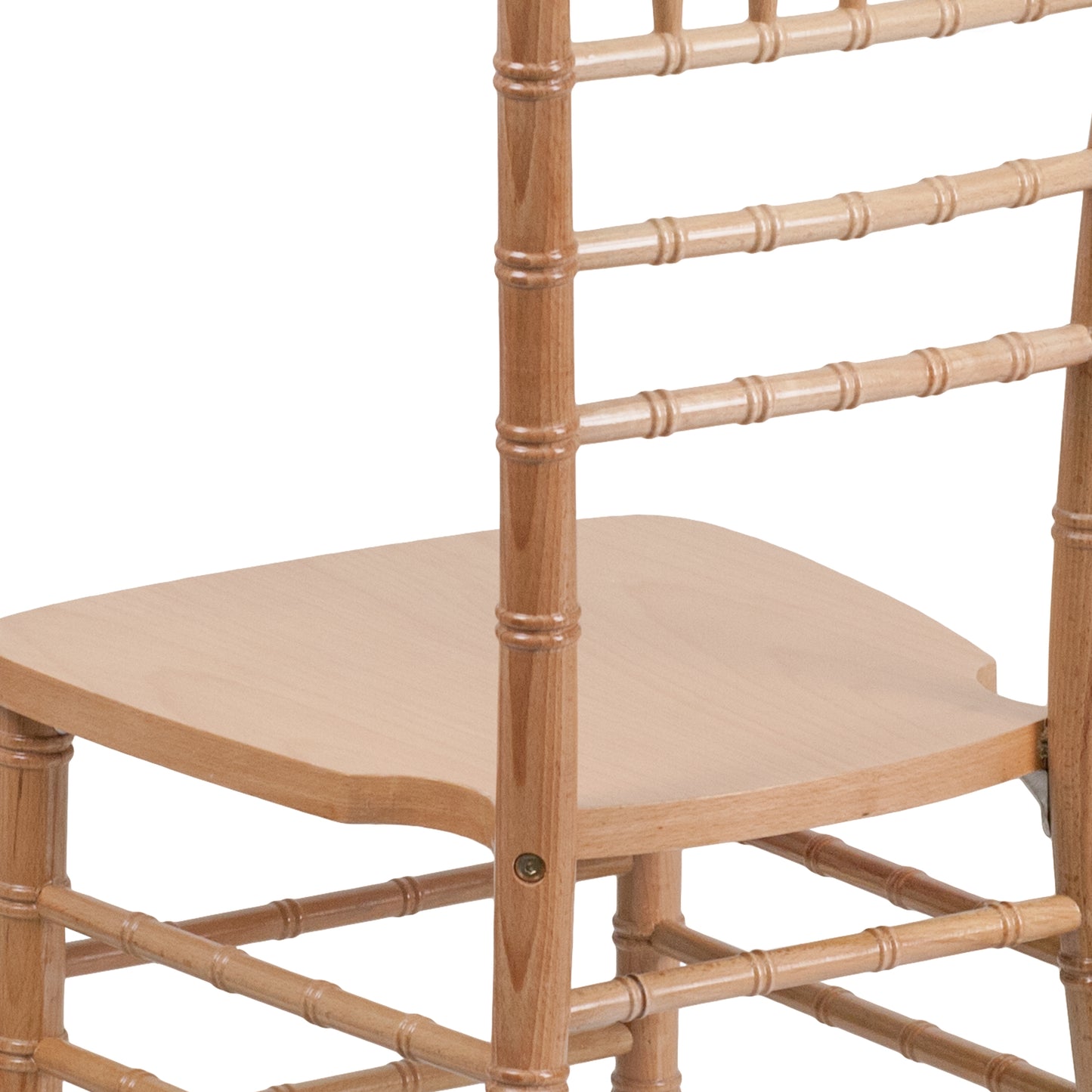 HERCULES Series Natural Wood Chiavari Chair Natural