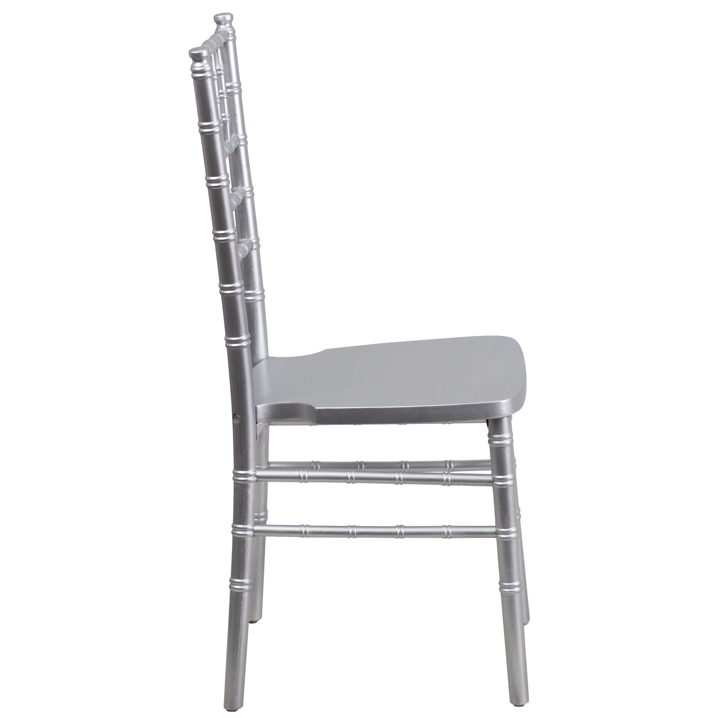 HERCULES Series Silver Wood Chiavari Chair Silver