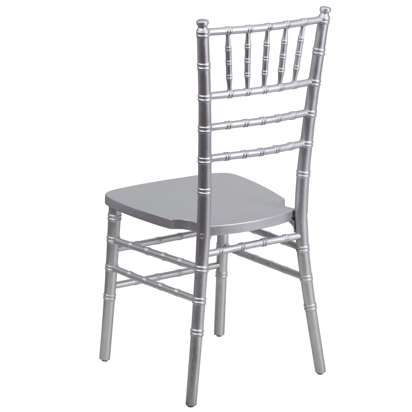 HERCULES Series Silver Wood Chiavari Chair Silver