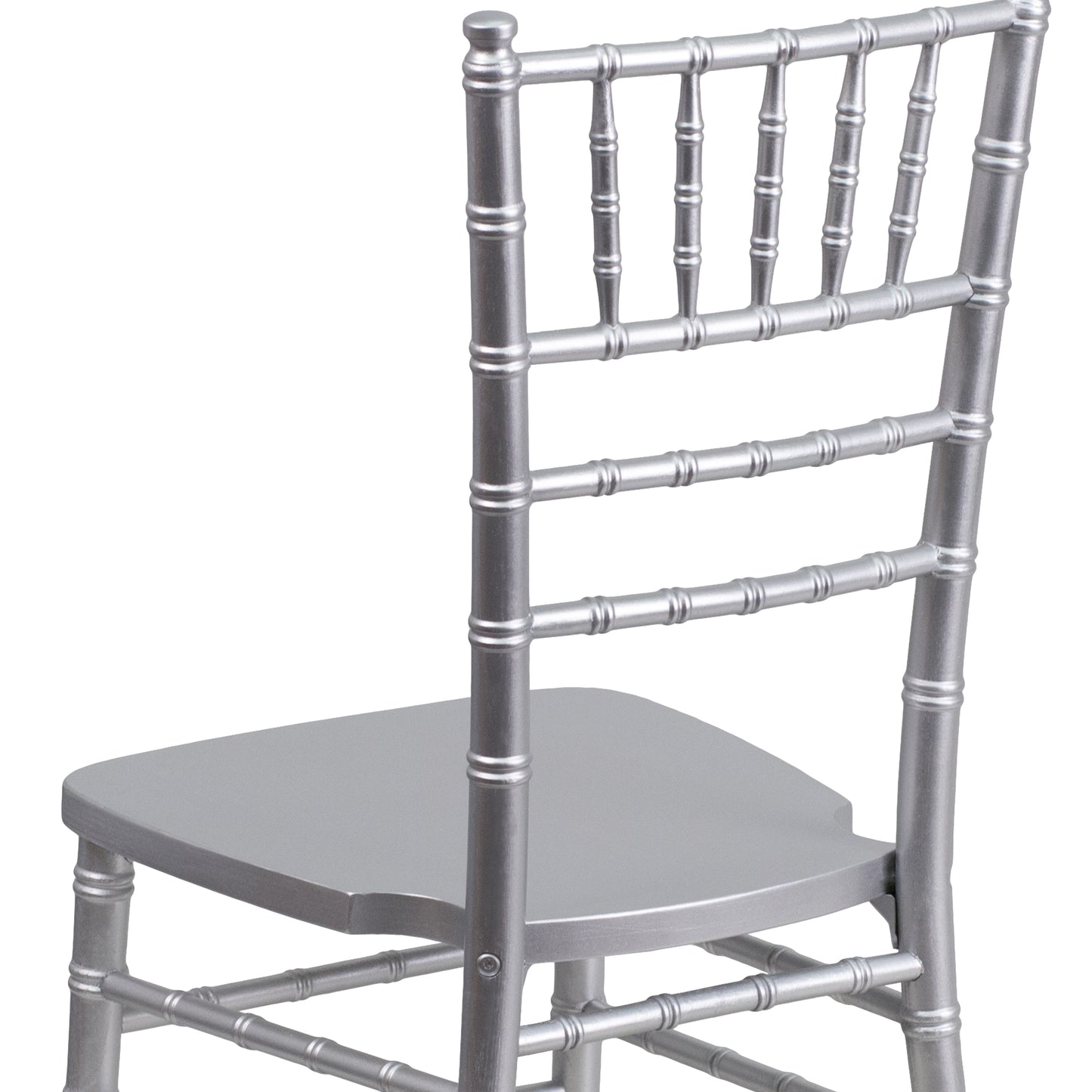 HERCULES Series Silver Wood Chiavari Chair Silver