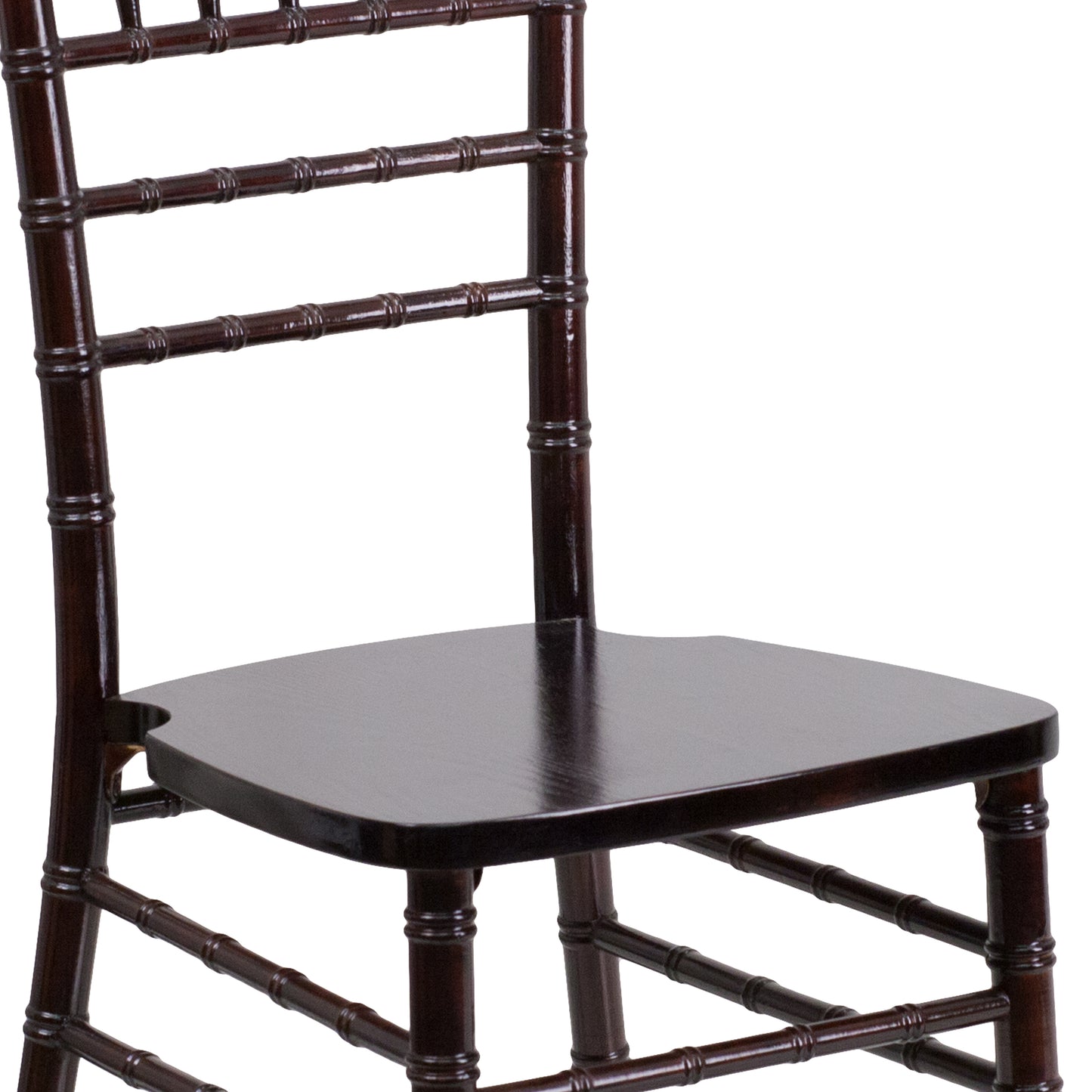 HERCULES Series Walnut Wood Chiavari Chair Walnut