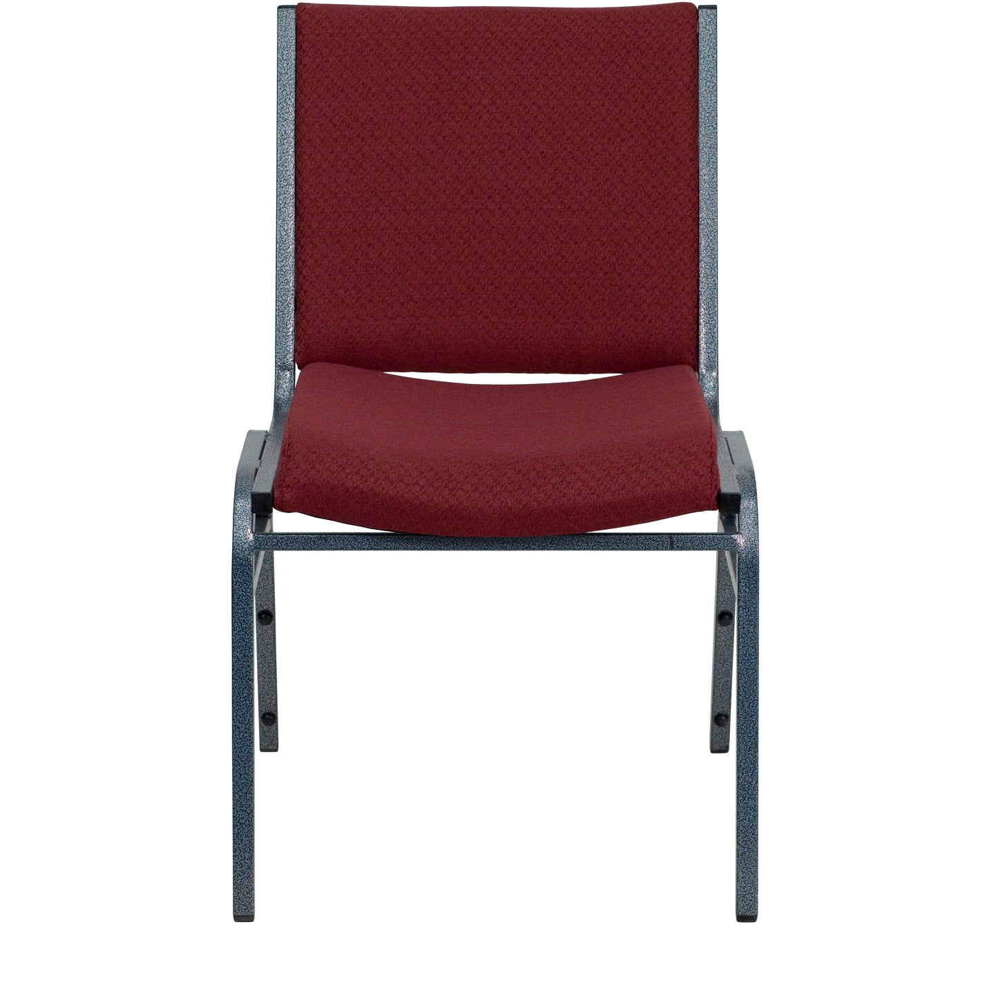 HERCULES Series Heavy Duty Burgundy Patterned Fabric Stack Chair Burgundy Patterned Fabric