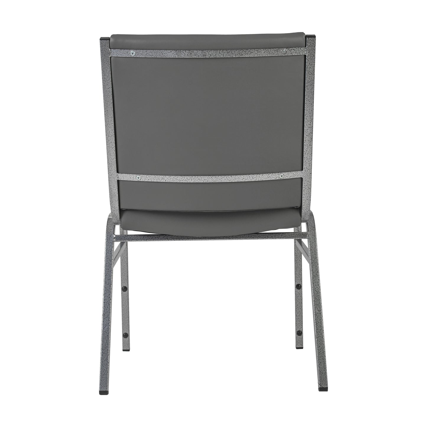 HERCULES Heavy Duty Gray Vinyl Stack Chair Gray Vinyl