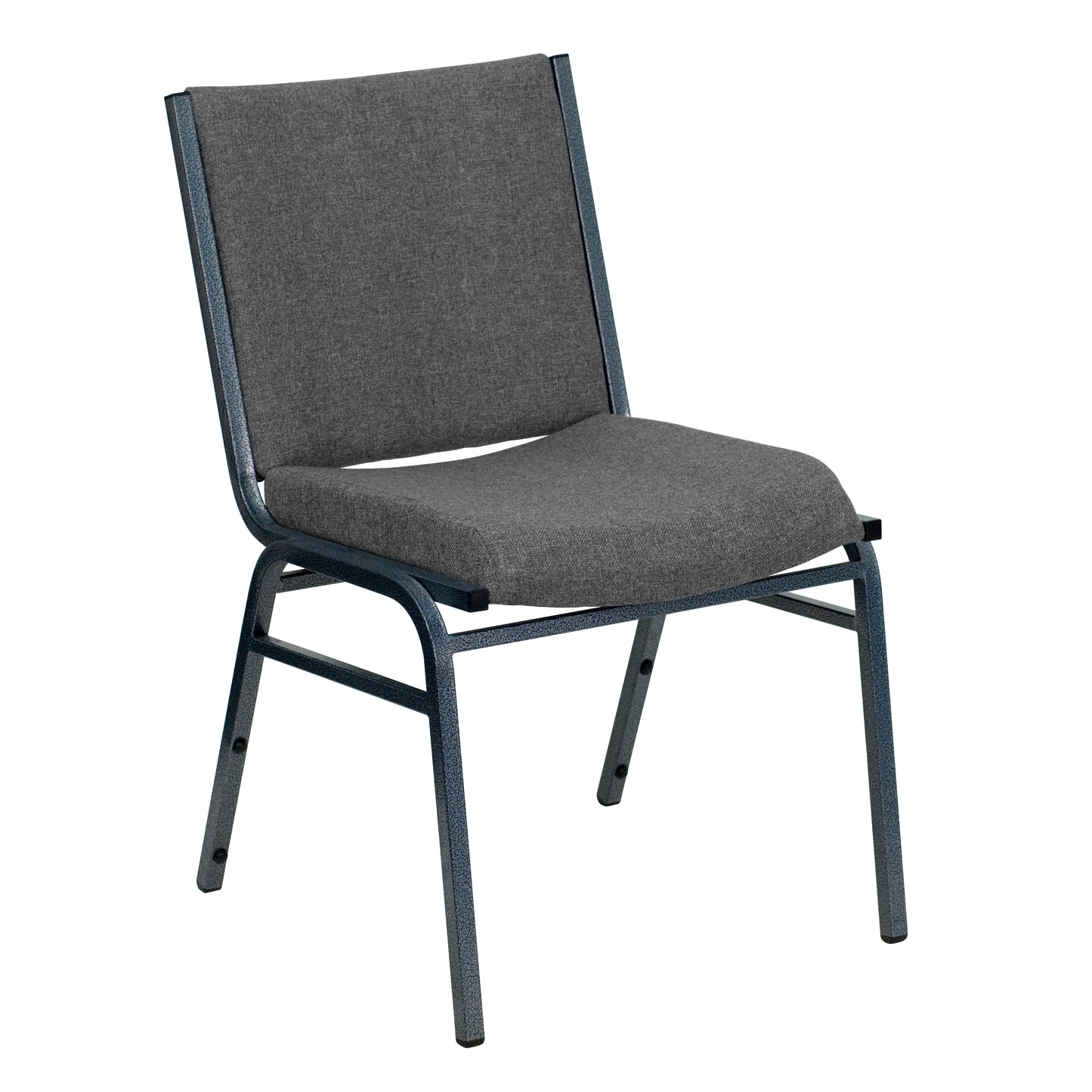 HERCULES Series Heavy Duty Gray Fabric Stack Chair Gray Fabric