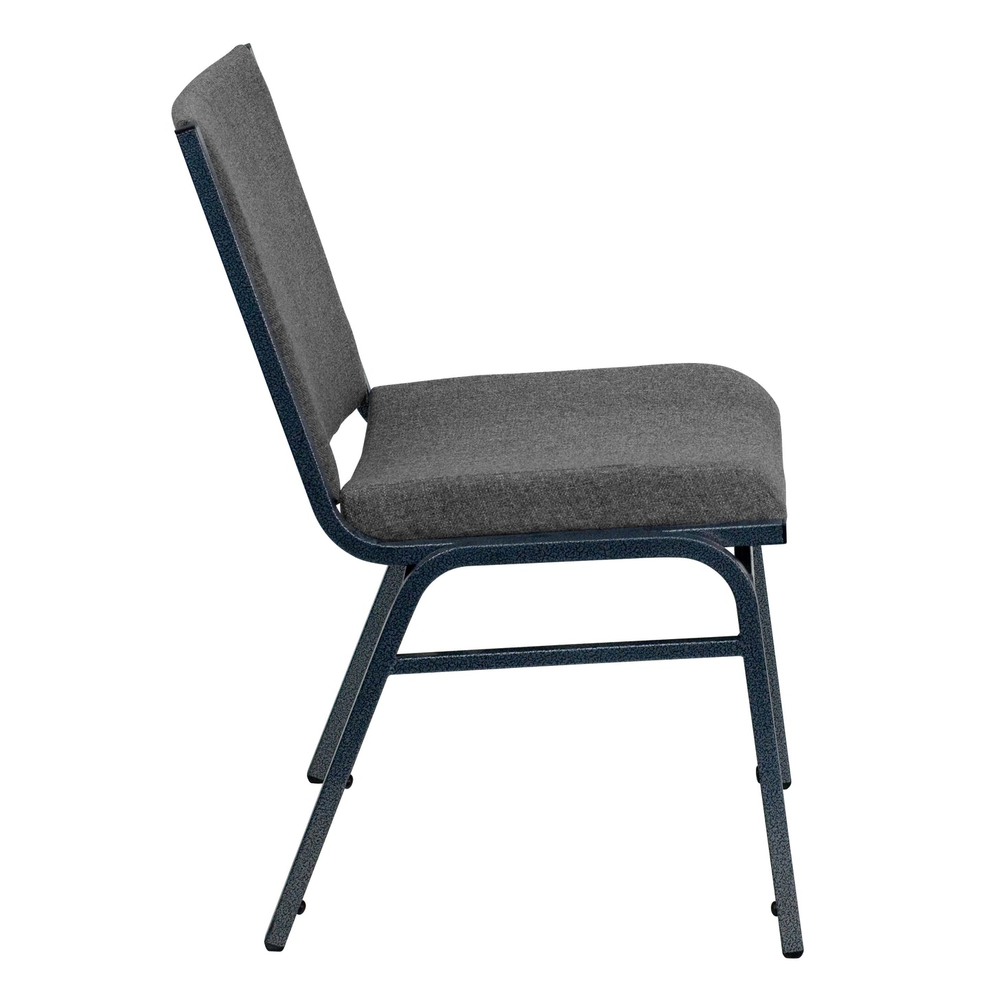 HERCULES Series Heavy Duty Gray Fabric Stack Chair Gray Fabric