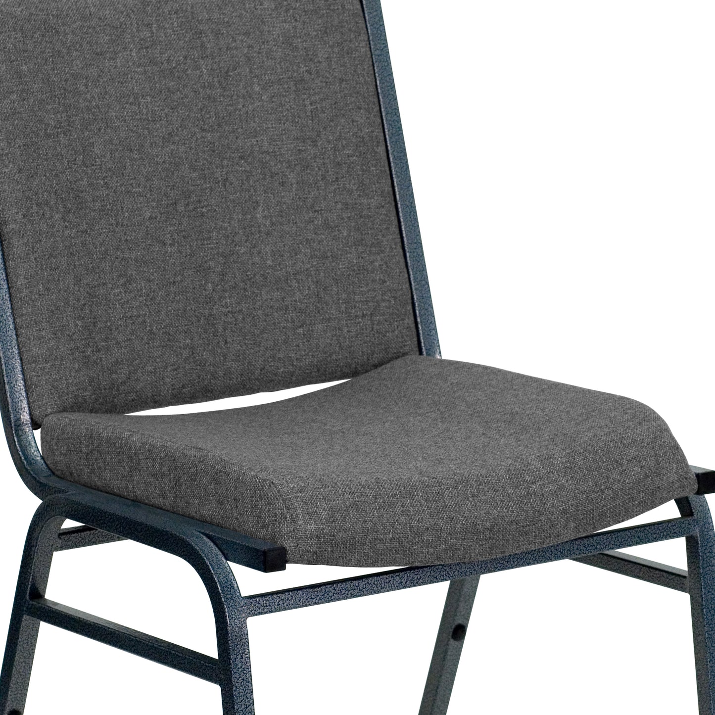 HERCULES Series Heavy Duty Gray Fabric Stack Chair Gray Fabric