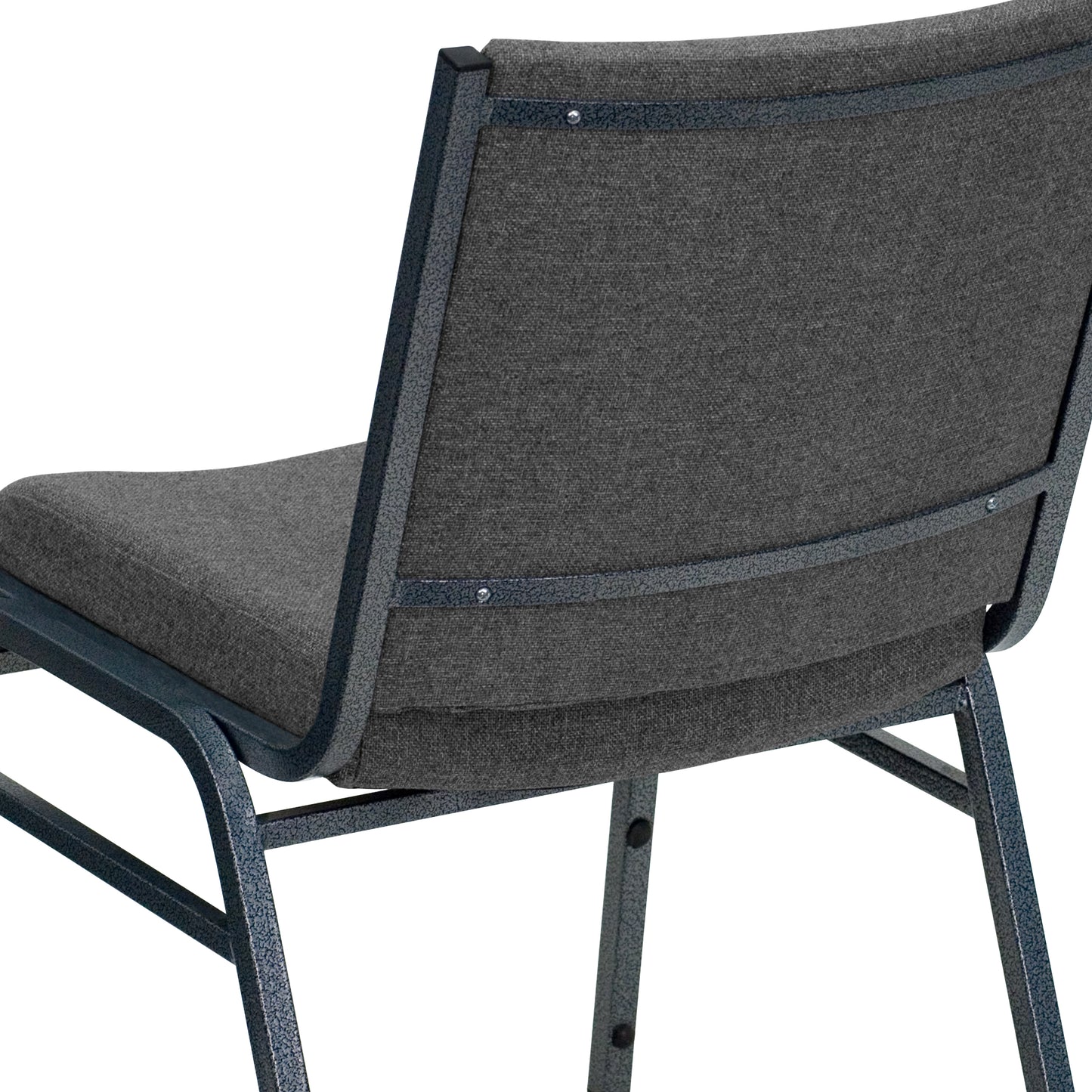 HERCULES Series Heavy Duty Gray Fabric Stack Chair Gray Fabric