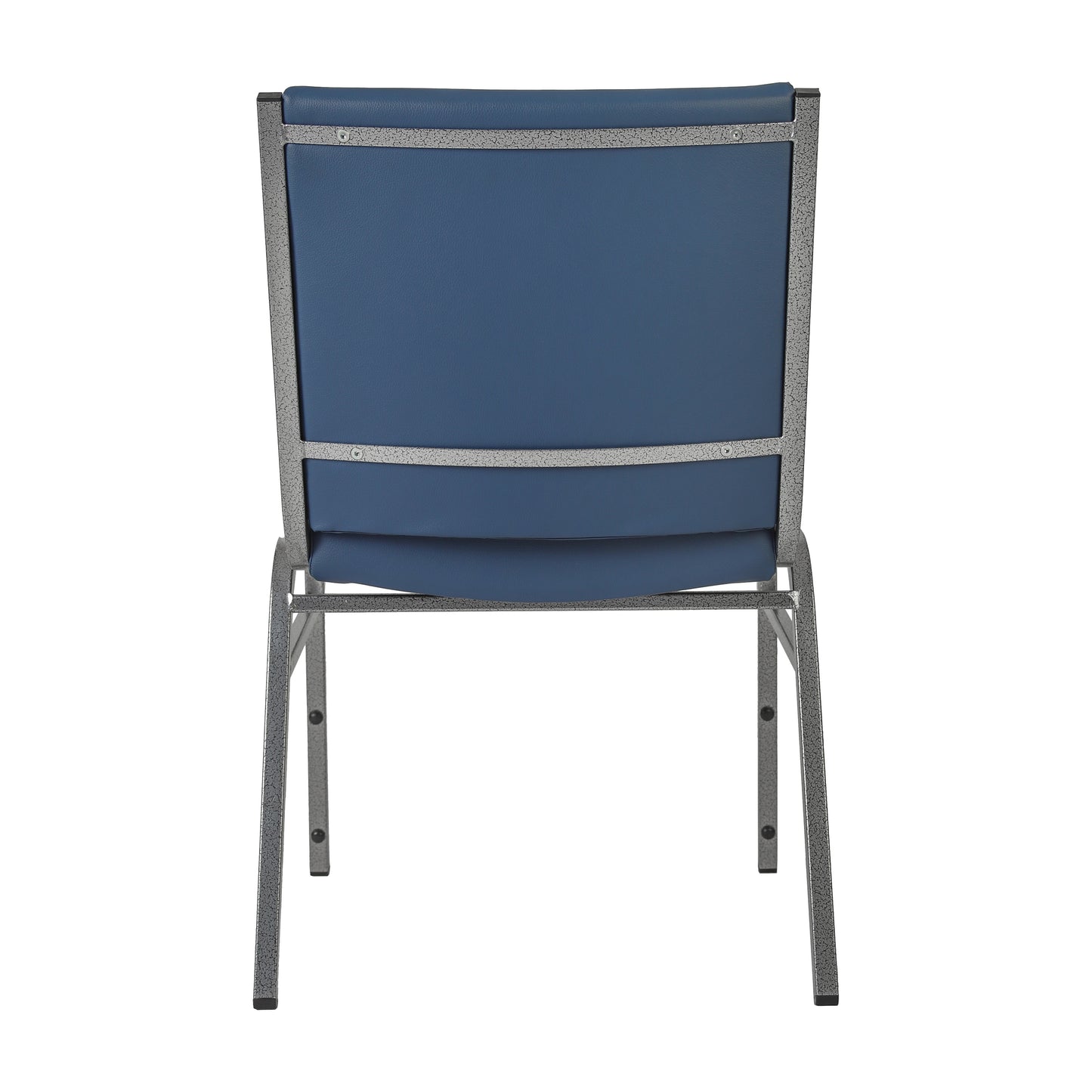HERCULES Heavy Duty Navy Vinyl Stack Chair Navy Vinyl XU-60153-NVY-VYL-GG