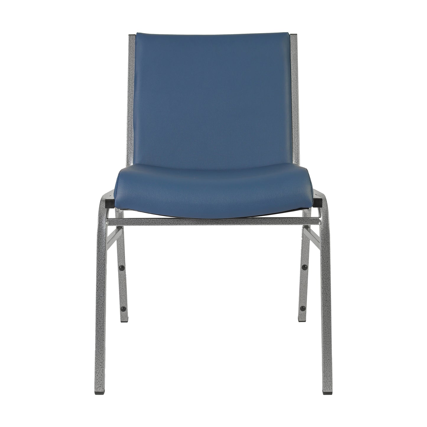 HERCULES Heavy Duty Navy Vinyl Stack Chair Navy Vinyl XU-60153-NVY-VYL-GG