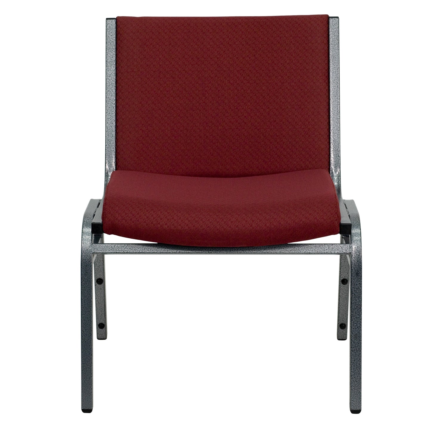 HERCULES Series Big & Tall 1000 lb. Rated Burgundy Fabric Stack Chair Burgundy