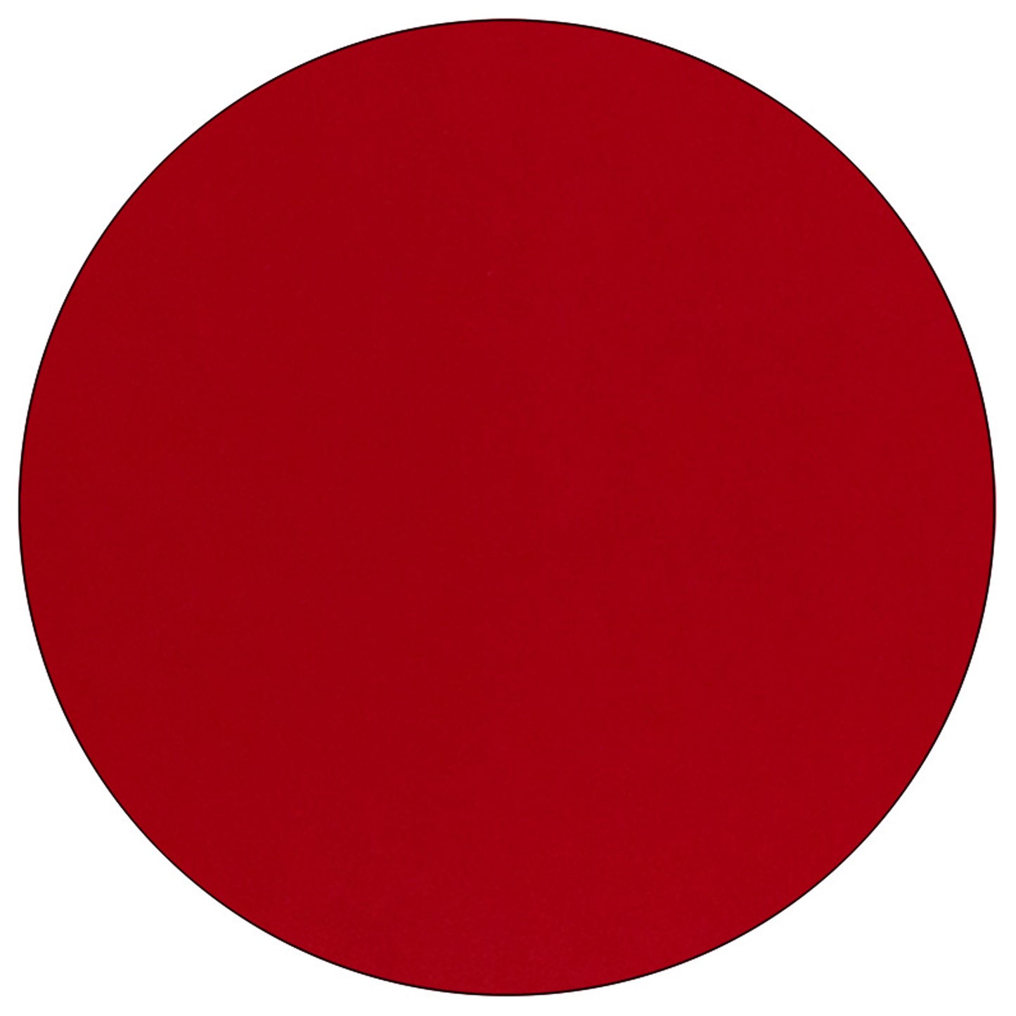 Wren Mobile 42'' Round Red Thermal Laminate Activity Table - Standard Height Adjustable Legs Red XU-A42-RND-RED-T-A-CAS-GG