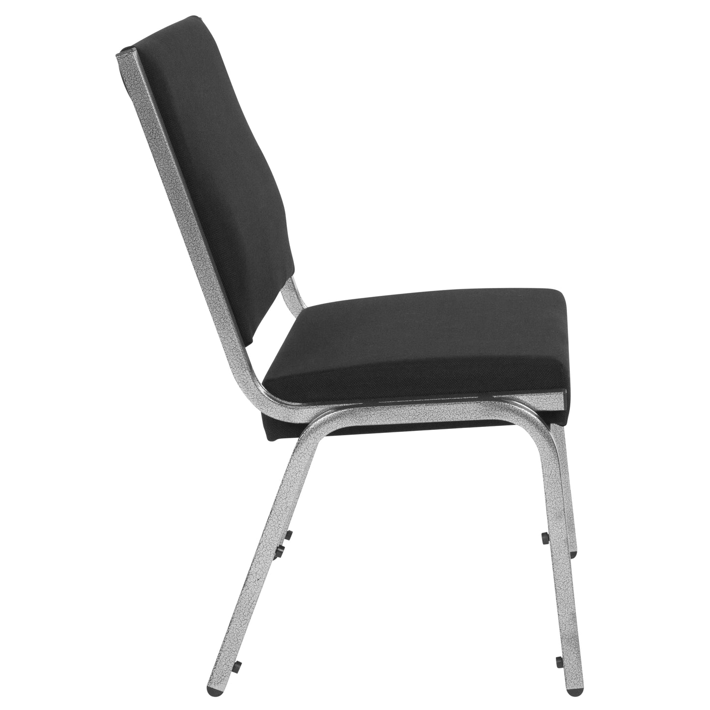 HERCULES Series 950 lb. Rated Black Fabric Bariatric Medical Reception Chair Black Fabric