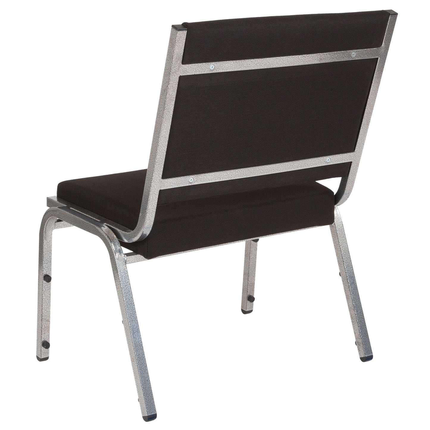 HERCULES Series 950 lb. Rated Black Fabric Bariatric Medical Reception Chair Black Fabric