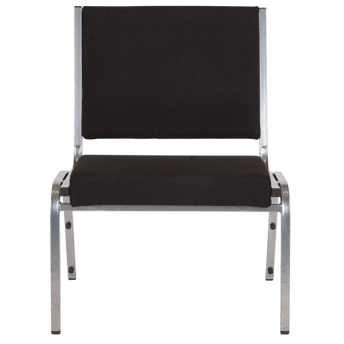 HERCULES Series 950 lb. Rated Black Fabric Bariatric Medical Reception Chair Black Fabric