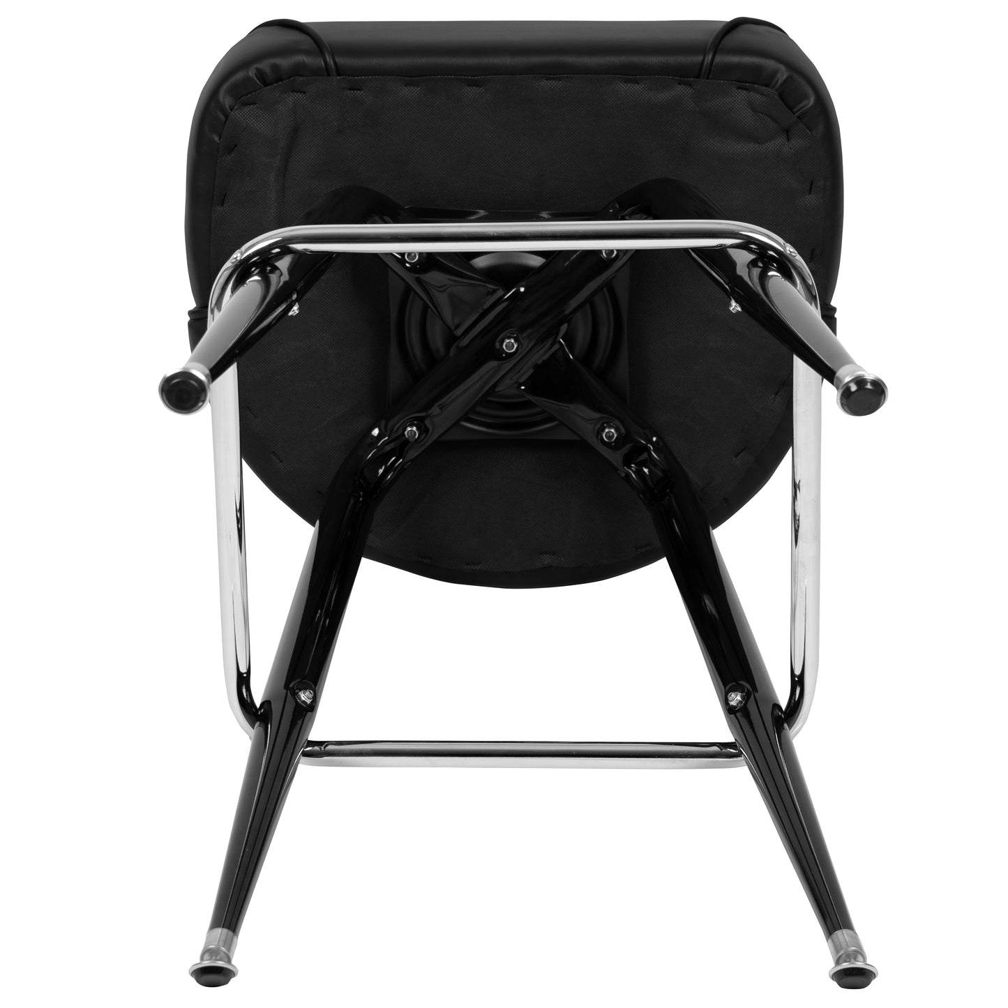 James Metal Barstool with Swivel Bucket Seat Black