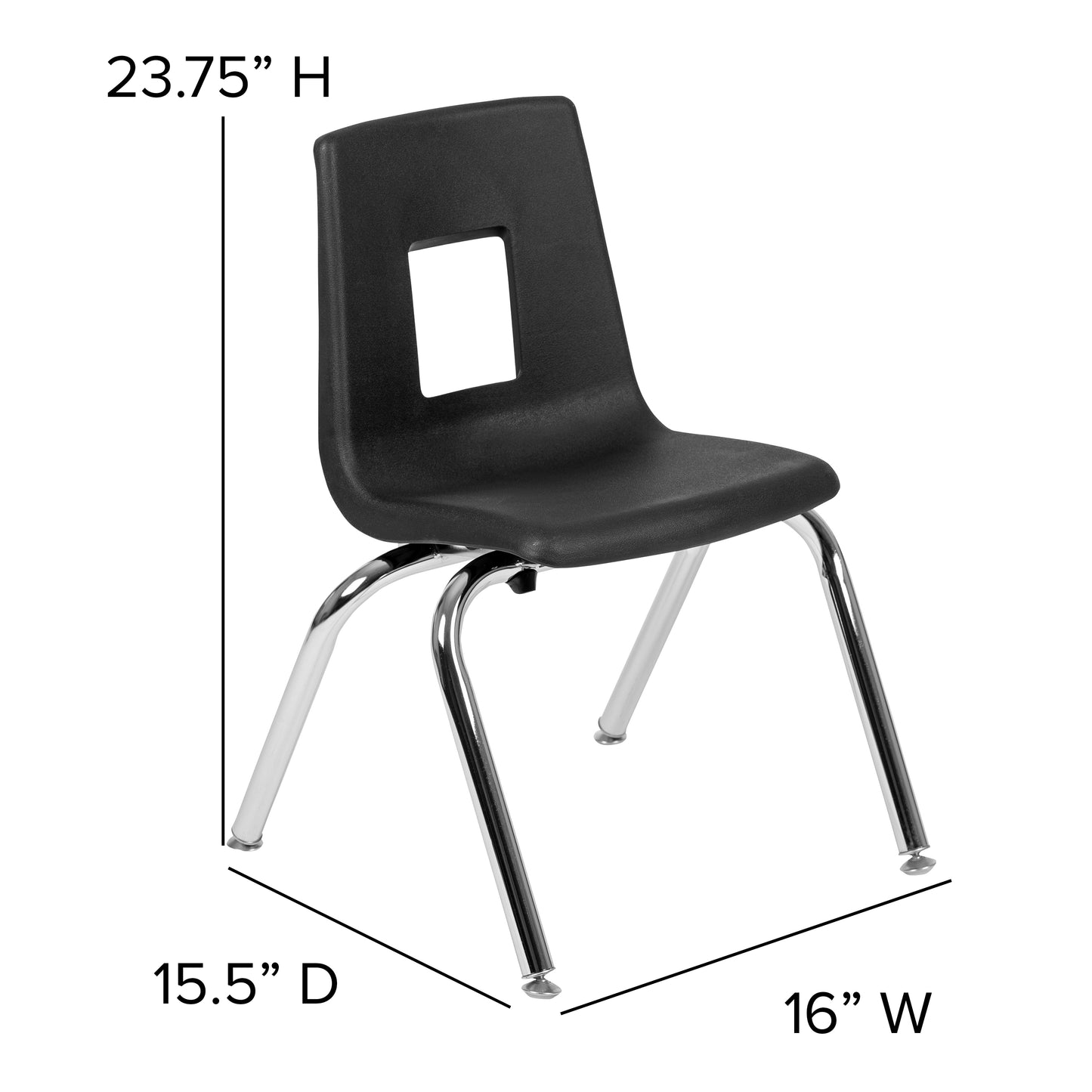 Emmy 47.5" Circle Wave Flexible Laminate Activity Table Set with 14" Student Stack Chairs, Oak/Black Oak XU-GRP-14CH-A48-HCIRC-OAK-T-P-GG