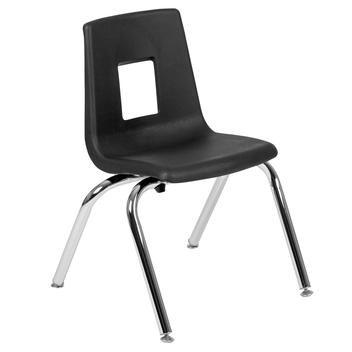 Emmy 60" Circle Wave Flexible Laminate Activity Table Set with 14" Student Stack Chairs, Oak/Black Oak XU-GRP-14CH-A60-HCIRC-OAK-T-P-GG