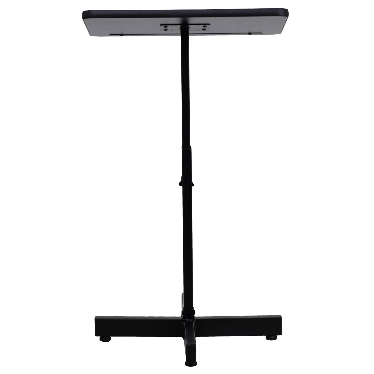 Mysta Adjustable Height Metal Lectern in Mahogany Mahogany
