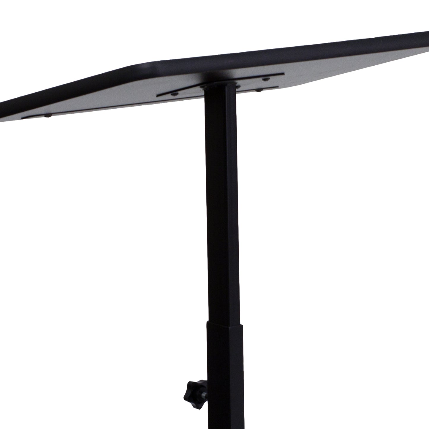Mysta Adjustable Height Metal Lectern in Mahogany Mahogany