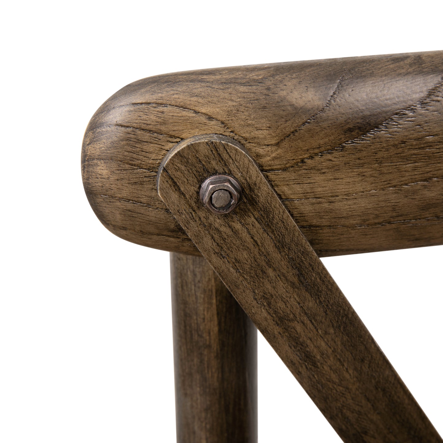 HERCULES Series Stackable Early American Wood Cross Back Chair Early American XU-X-EA-GG