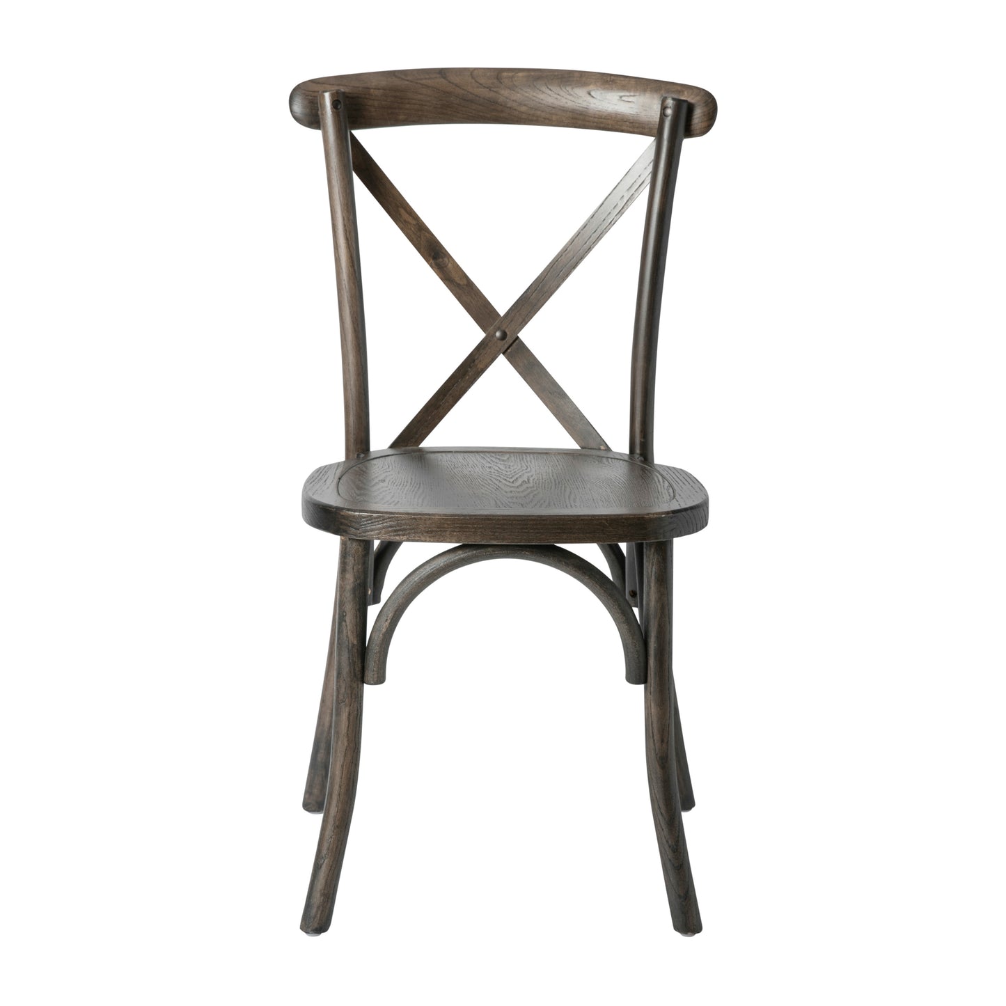 HERCULES Series Stackable Early American Wood Cross Back Chair Early American XU-X-EA-GG