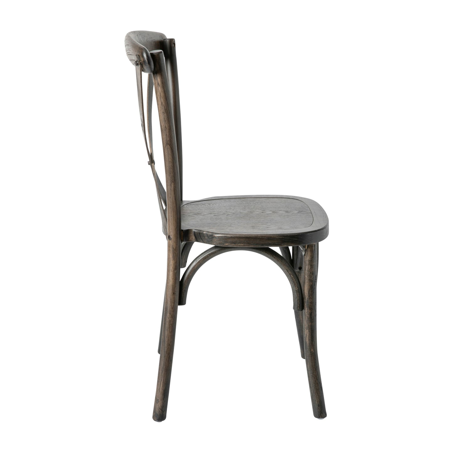 HERCULES Series Stackable Early American Wood Cross Back Chair Early American XU-X-EA-GG
