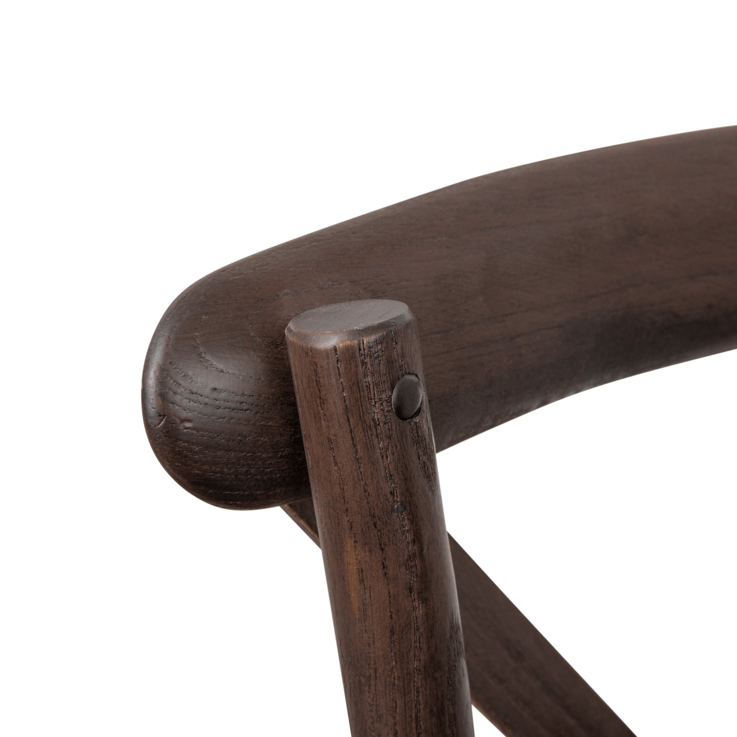 HERCULES Series Stackable Mahogany Wood Cross Back Chair Mahogany