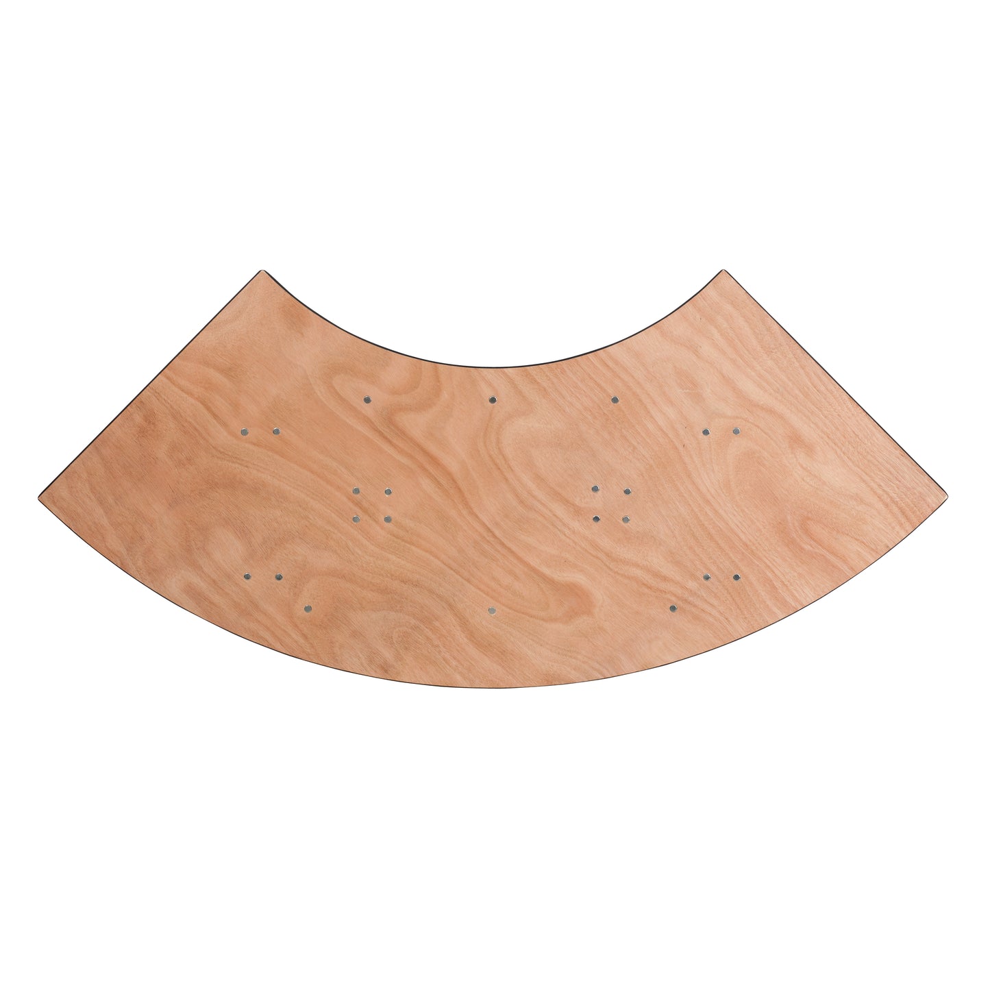 Ginny 5.5 ft. x 2 ft. Serpentine Wood Folding Banquet Table Natural