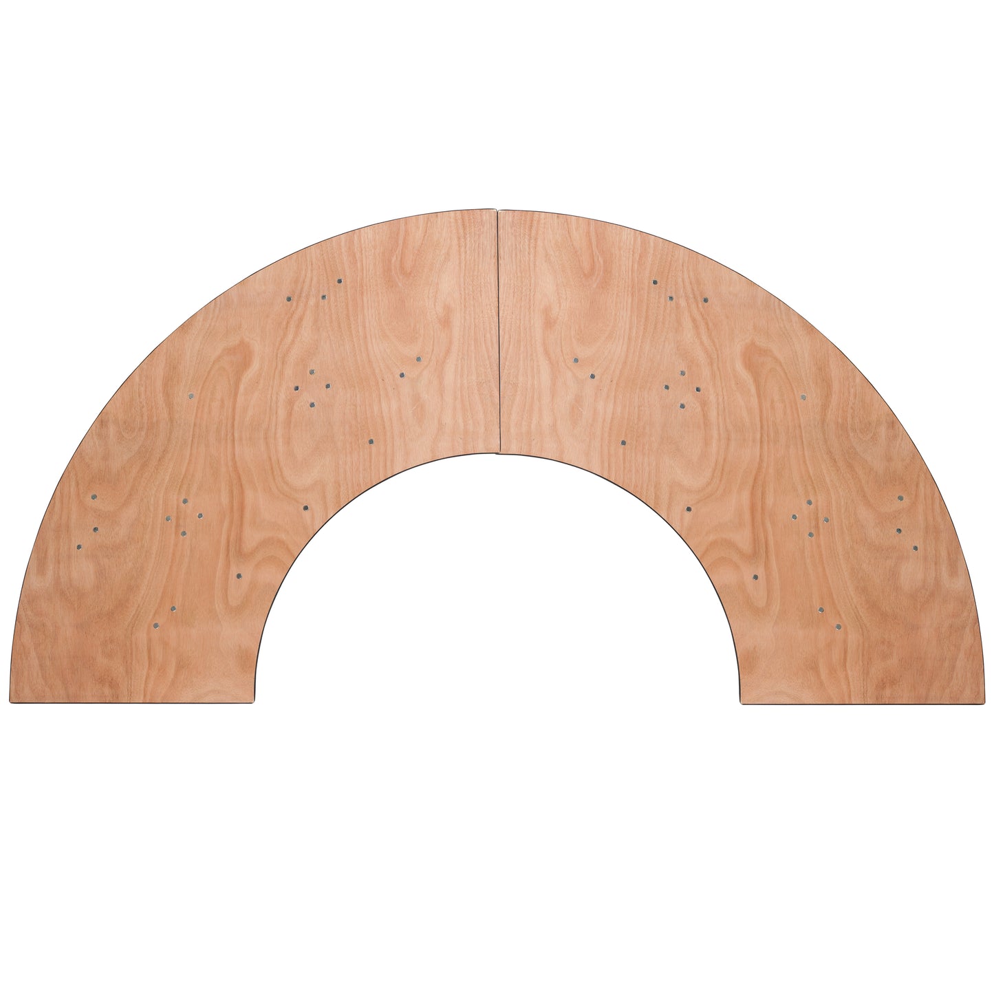 Ginny 5.5 ft. x 2 ft. Serpentine Wood Folding Banquet Table Natural
