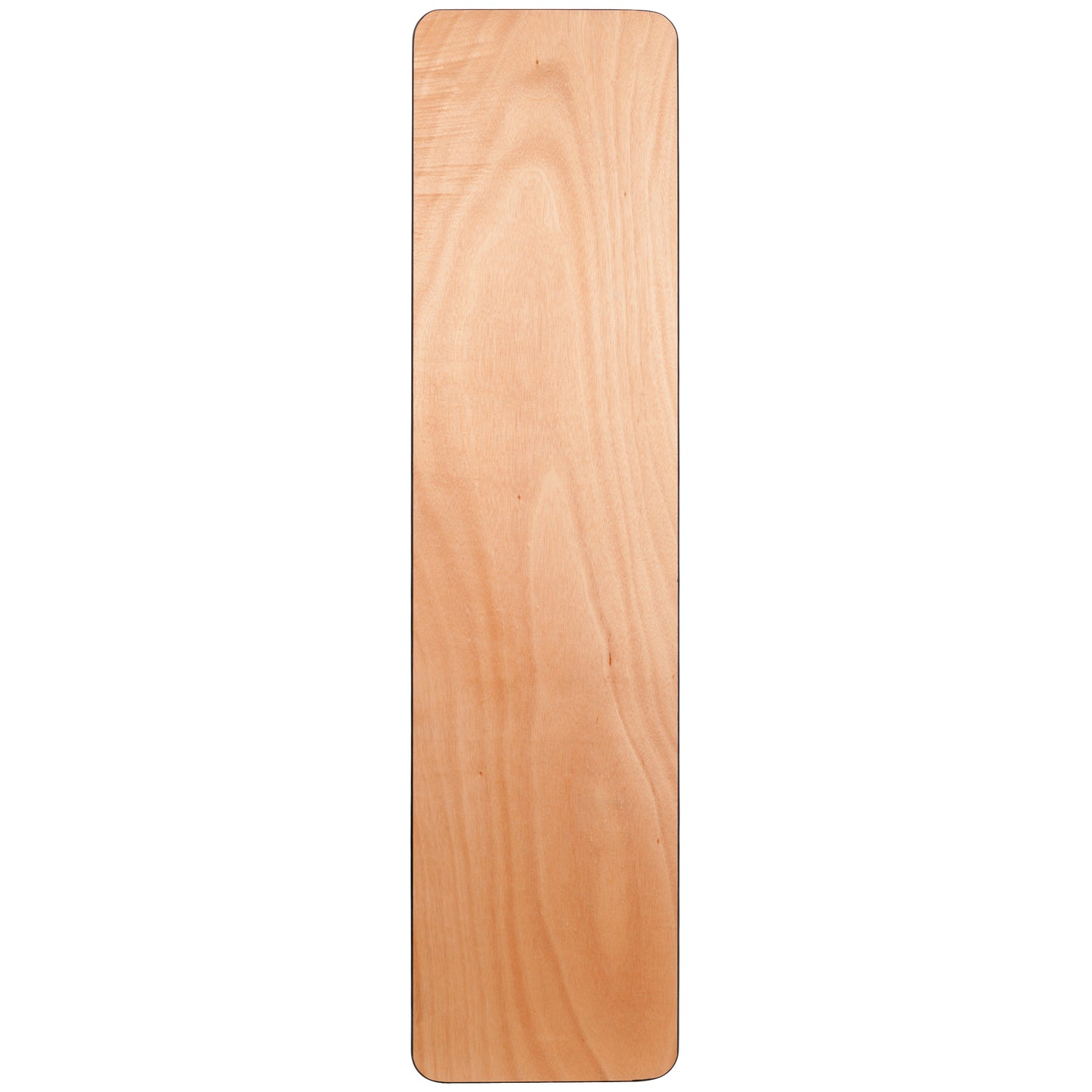 Gael 6-Foot Rectangular Wood Folding Training / Seminar Table with Smooth Clear Coated Finished Top Natural