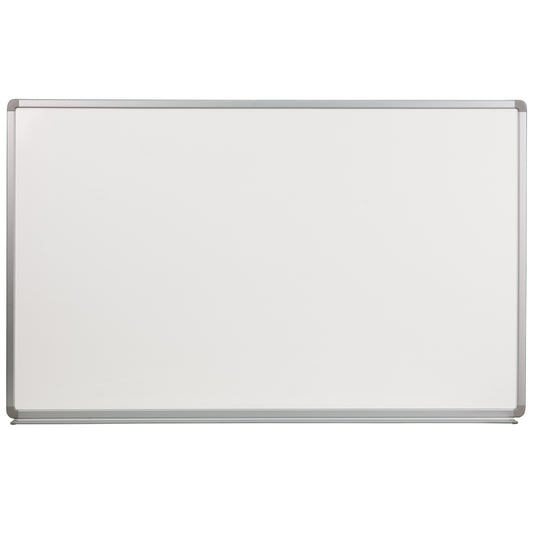 Cardim 5' W x 3' H Porcelain Magnetic Marker Board White