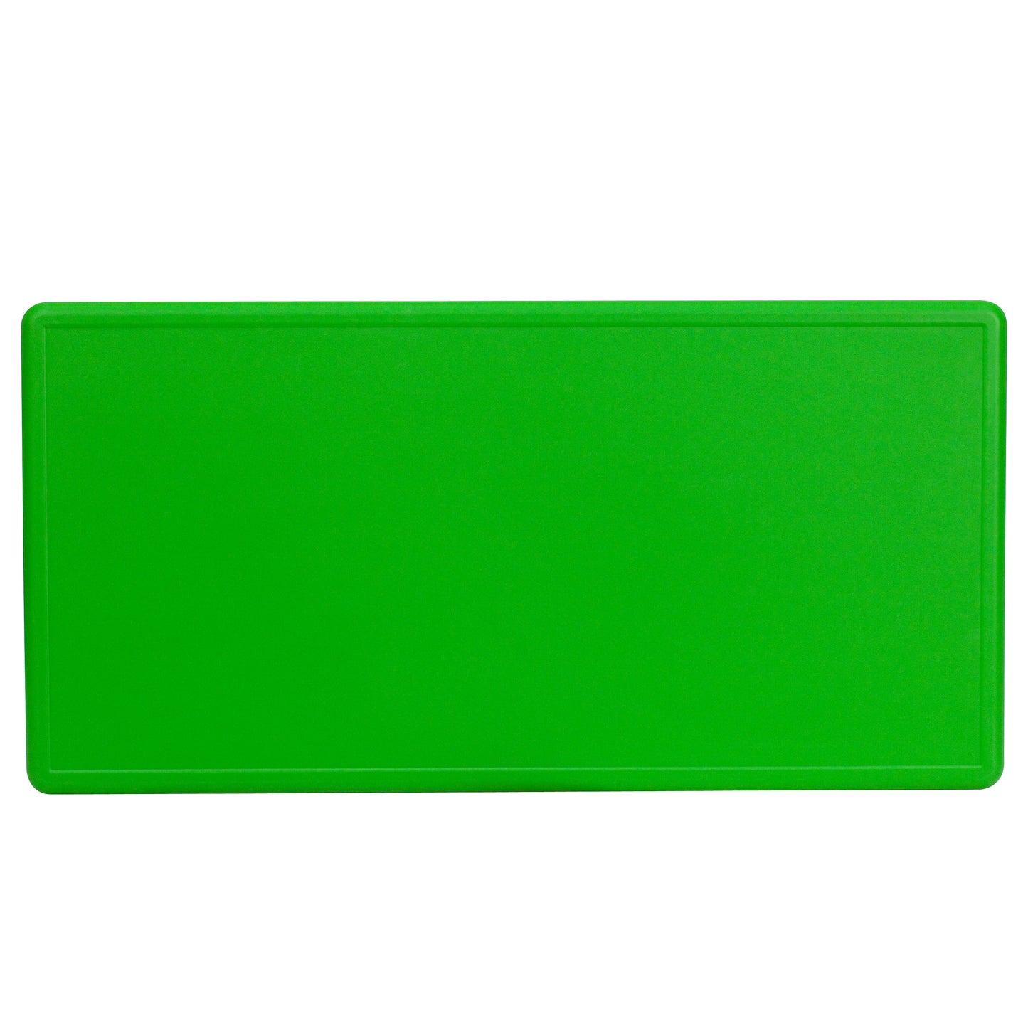 Wren 24''W x 48''L Rectangular Green Plastic Height Adjustable Activity Table Green