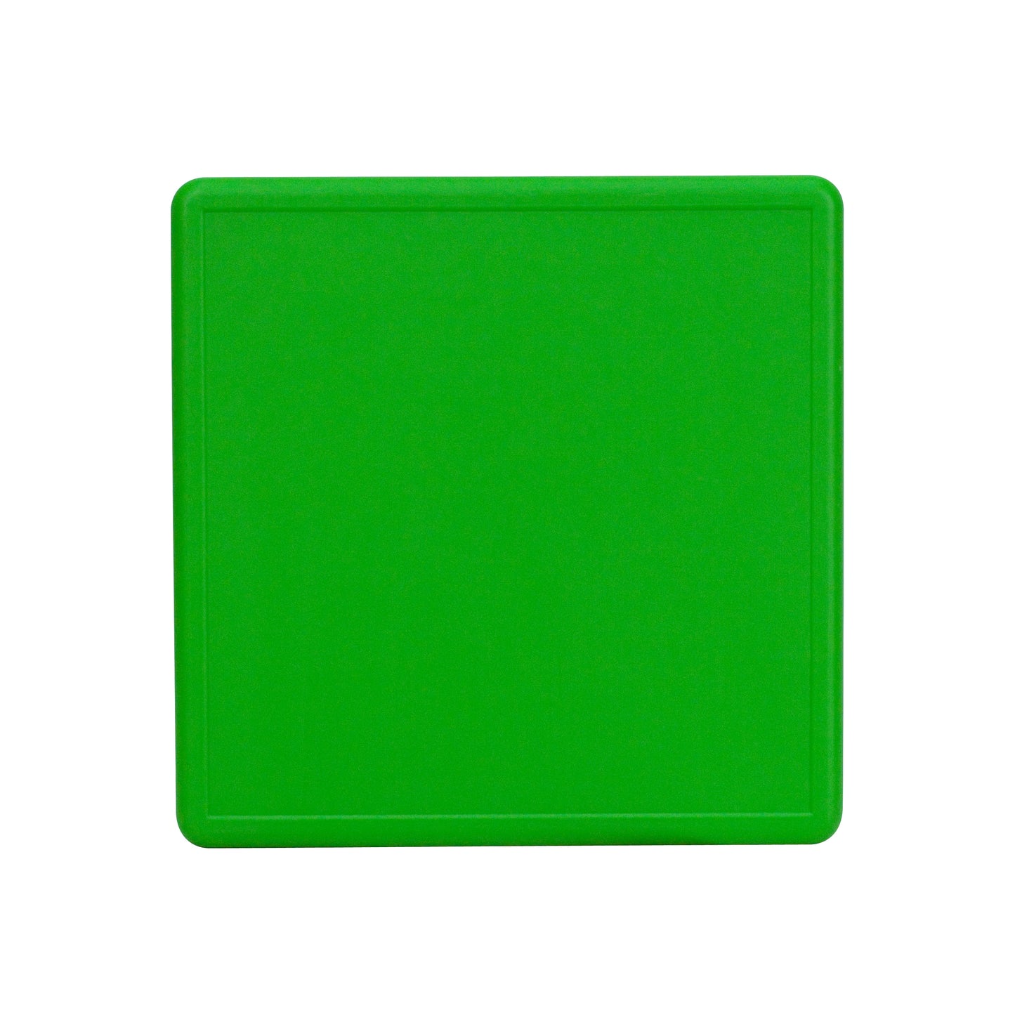 Wren 24'' Square Green Plastic Height Adjustable Activity Table Green