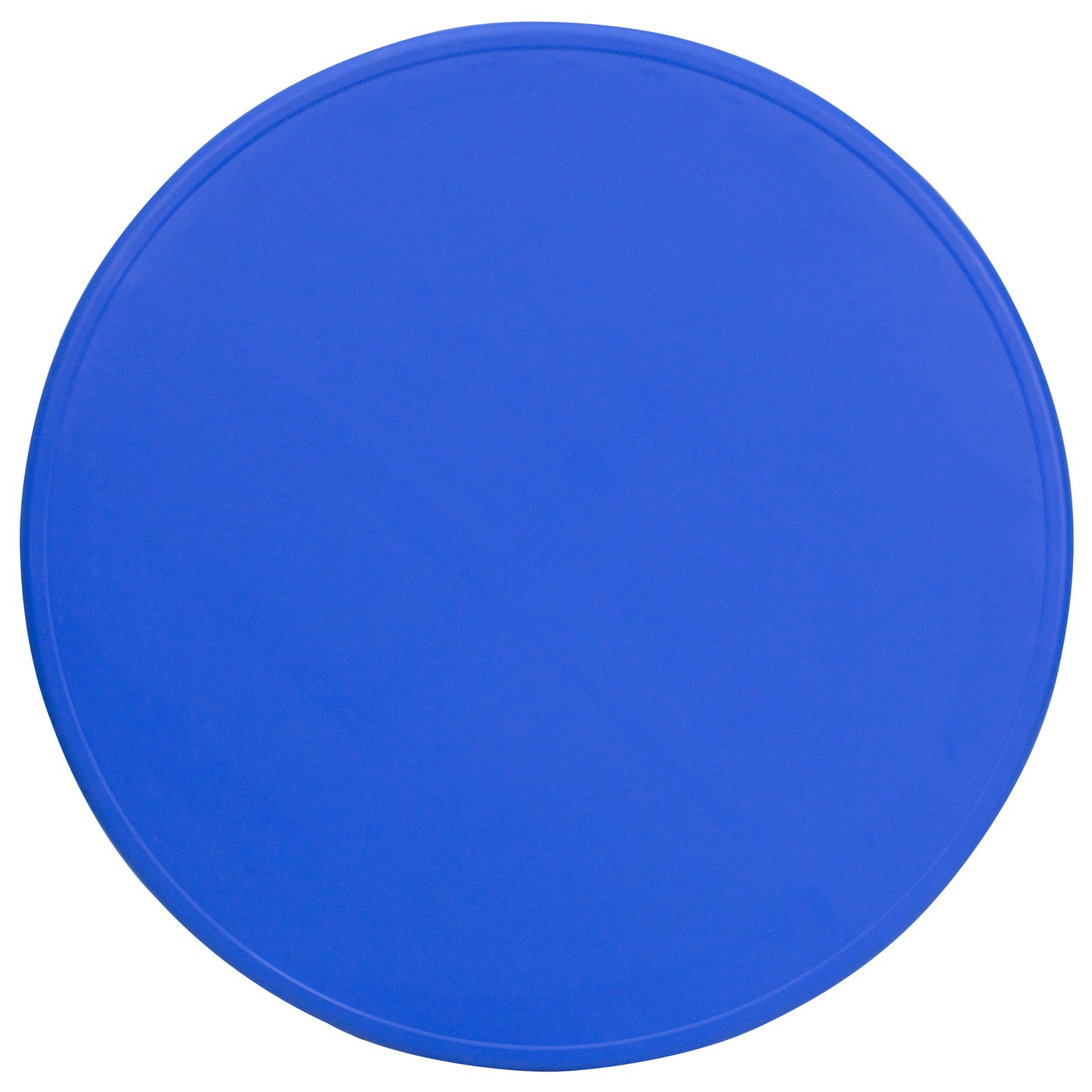 Wren 45'' Round Blue Plastic Height Adjustable Activity Table Blue