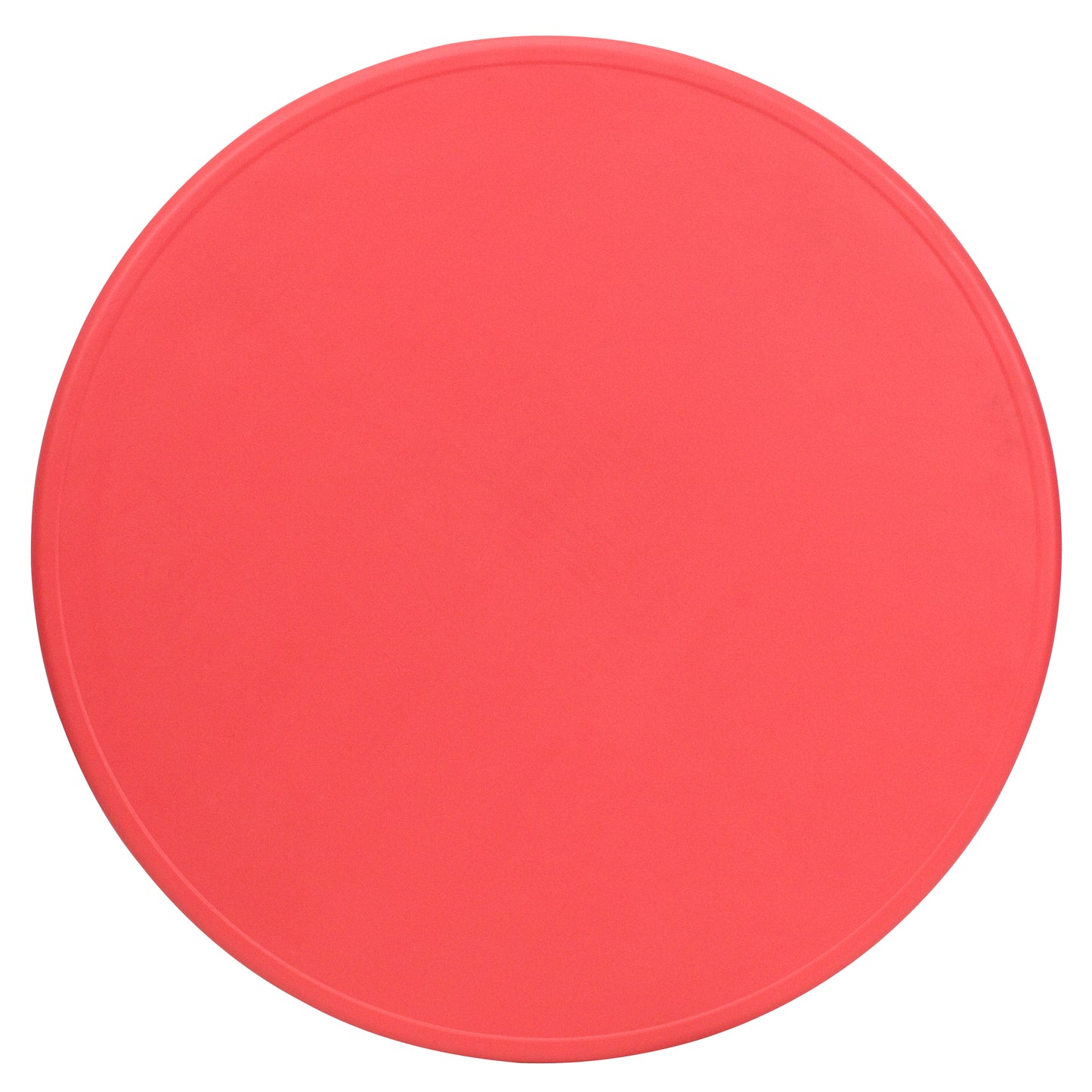 Wren 45'' Round Red Plastic Height Adjustable Activity Table Red