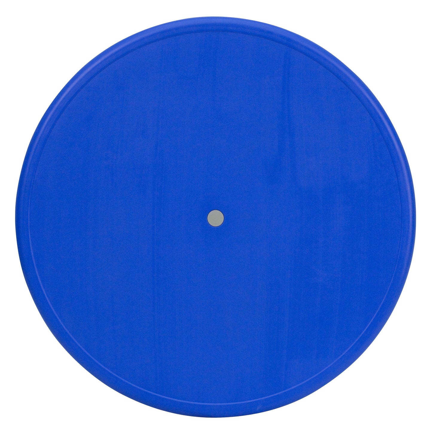 Wren 33'' Round Blue Plastic Height Adjustable Activity Table Blue