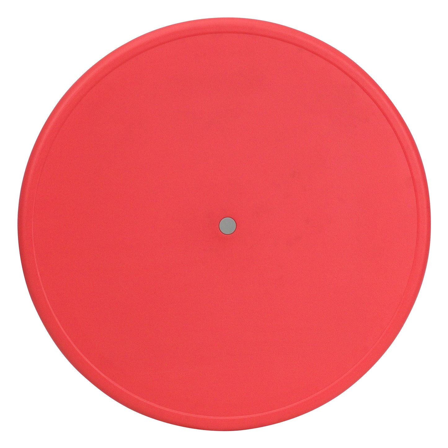 Wren 33'' Round Red Plastic Height Adjustable Activity Table Red