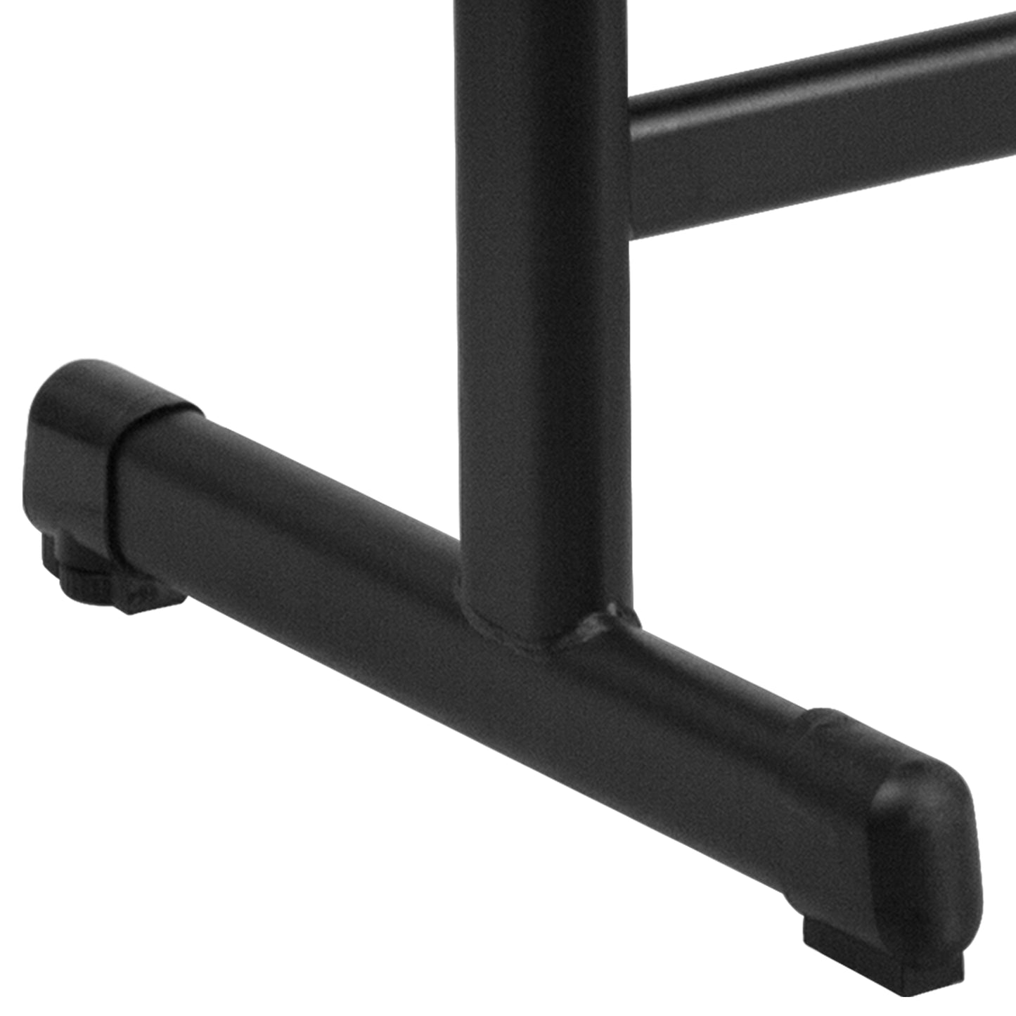Billie Student Desk with Grey Top and Adjustable Height Black Pedestal Frame Grey
