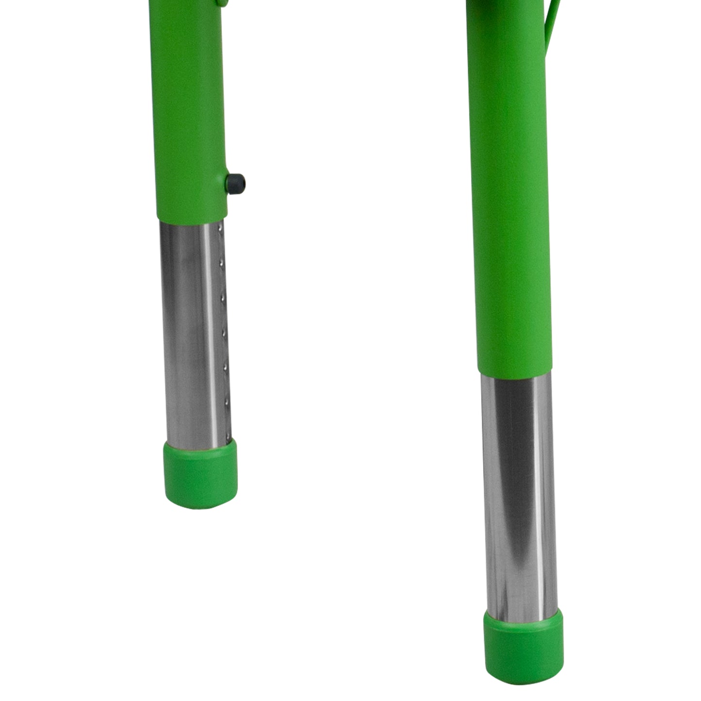 Wren Adjustable Height Kids Activity Table, Green/Gray Plastic, 23.6"W x 47.25"L, Rectangular, Table Only Green