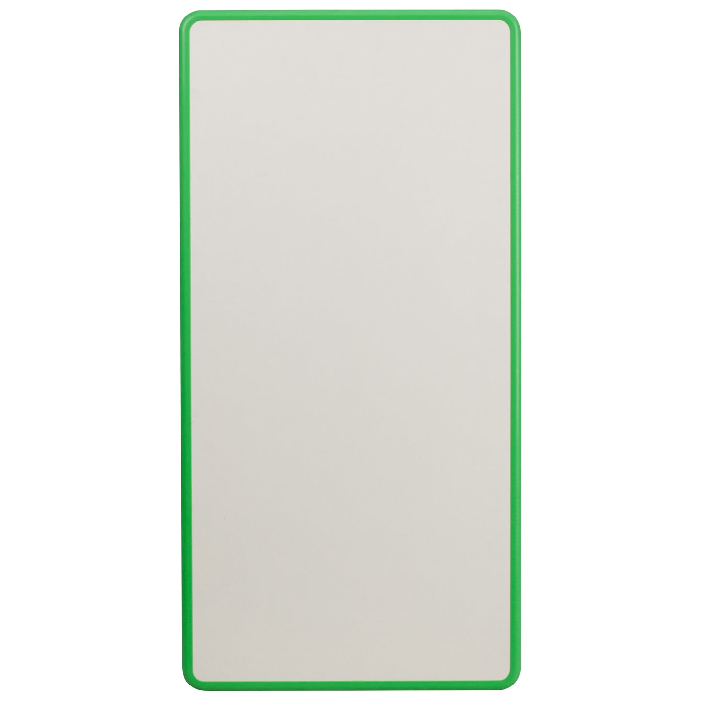 Wren Adjustable Height Kids Activity Table, Green/Gray Plastic, 23.6"W x 47.25"L, Rectangular, Table Only Green