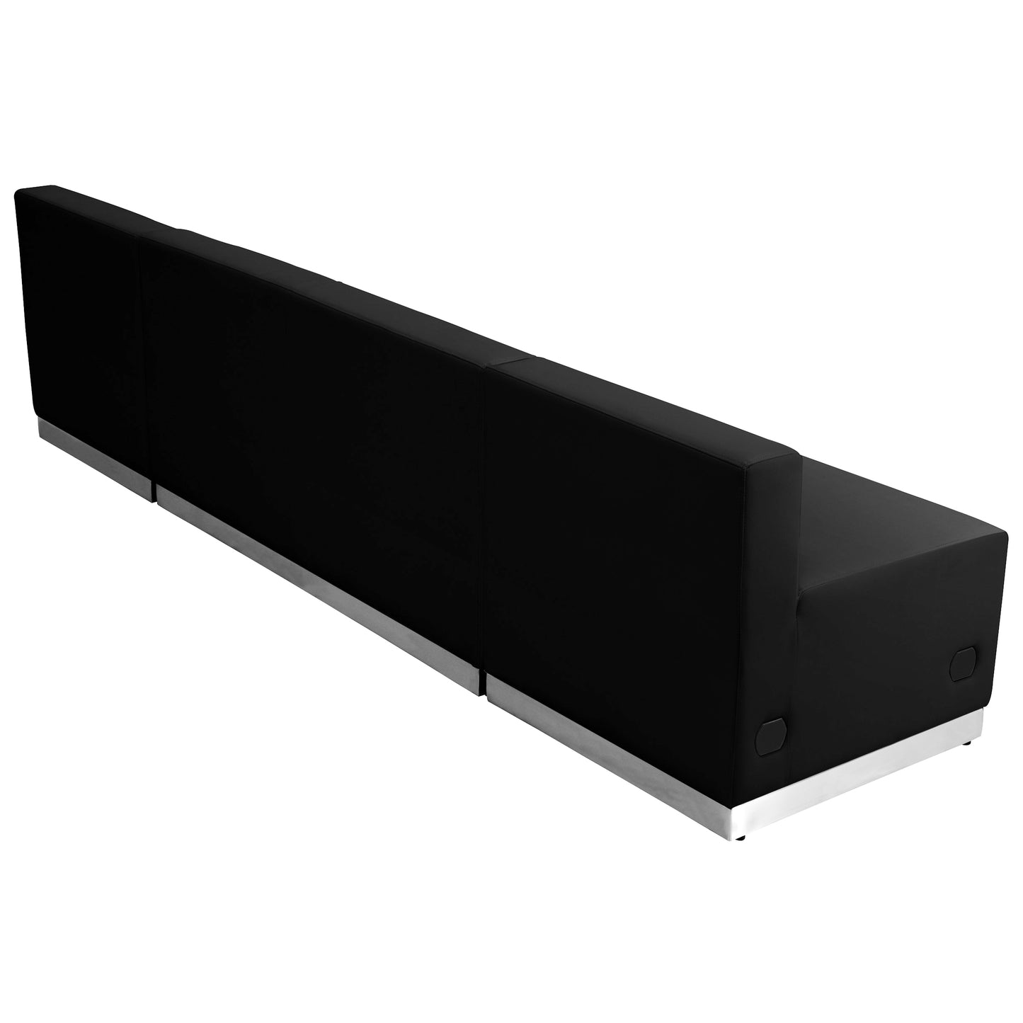 HERCULES Alon Series Black LeatherSoft Reception Configuration, 3 Pieces Black