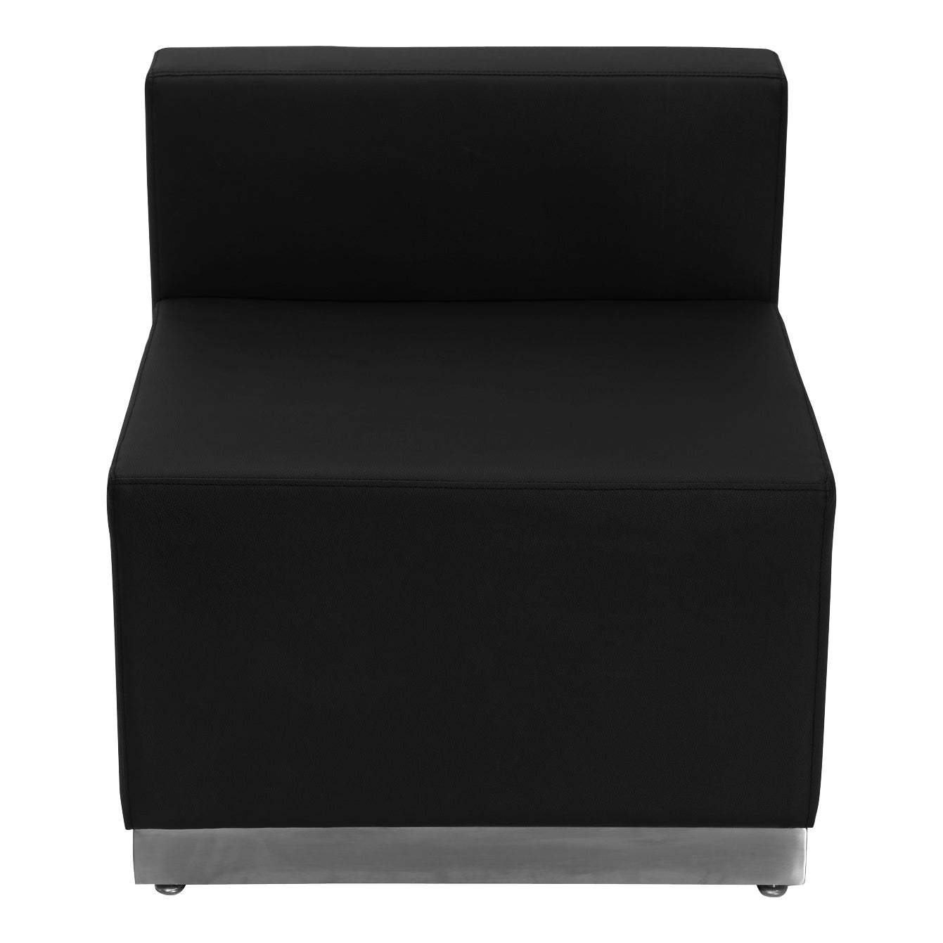 HERCULES Alon Series Black LeatherSoft Reception Configuration, 3 Pieces Black
