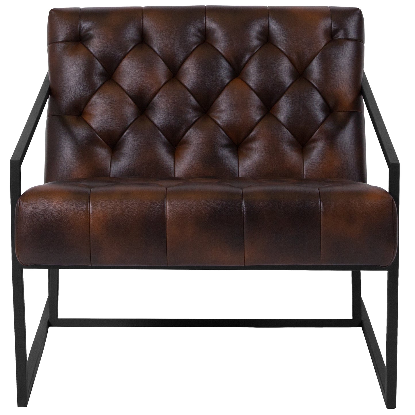 HERCULES Madison Series Bomber Jacket LeatherSoft Tufted Lounge Chair Bomber Jacket