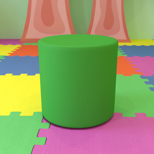 Nicholas Soft Seating Flexible Circle for Classrooms and Common Spaces - 18" Seat Height (Green) Green