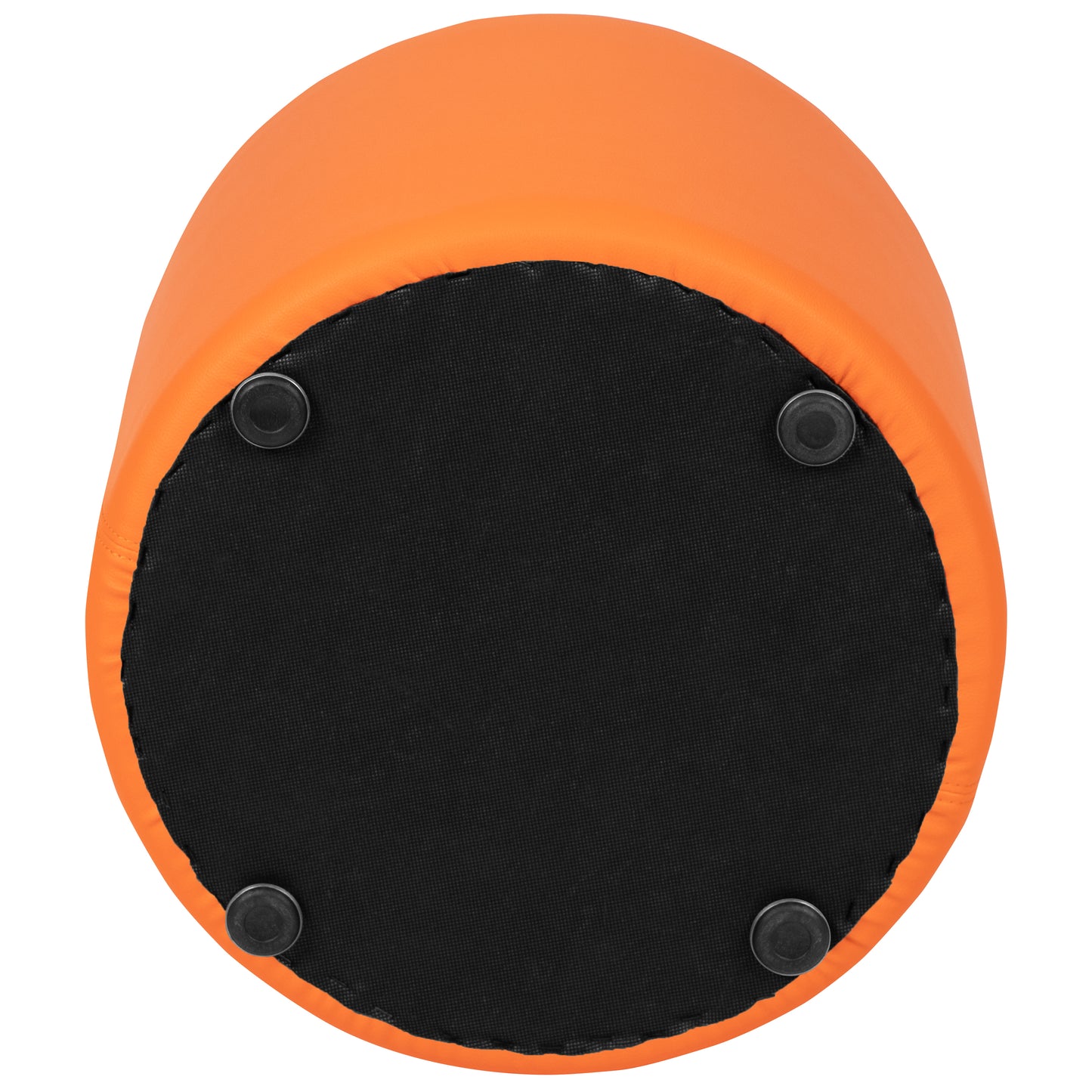 Nicholas Soft Seating Flexible Circle for Classrooms and Common Spaces - 18" Seat Height (Orange) Orange
