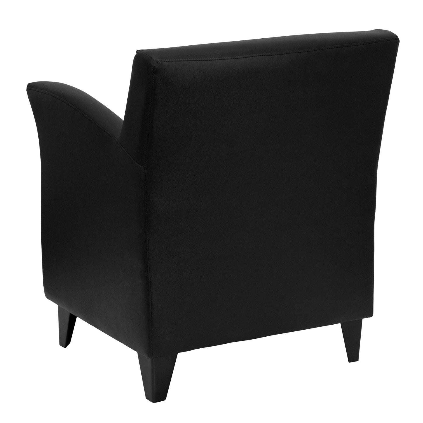 HERCULES Roman Series Black LeatherSoft Lounge Chair Black