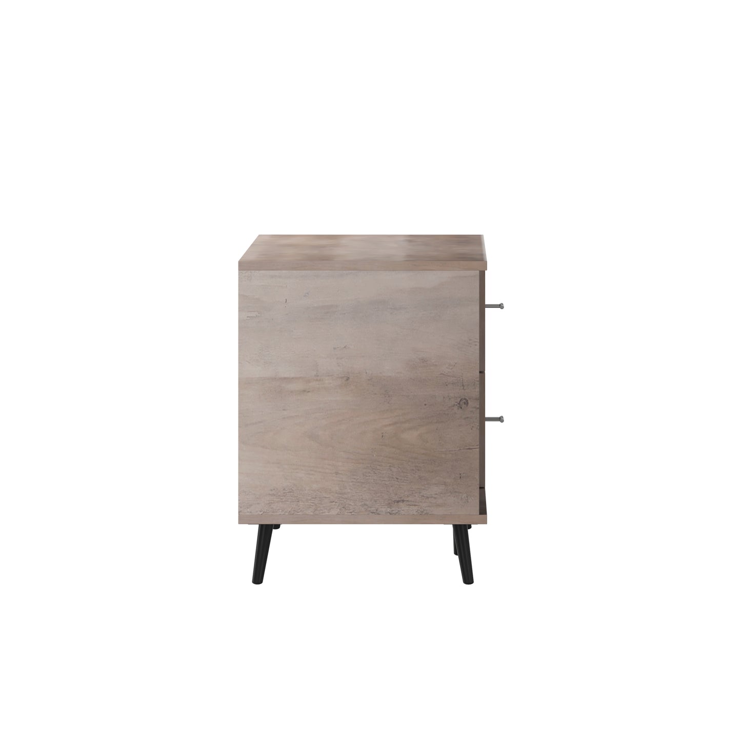 Nelson 65" Mid Century Modern TV Stand for up to 60" TV's with Adjustable Shelf and Storage Drawers, Walnut Walnut