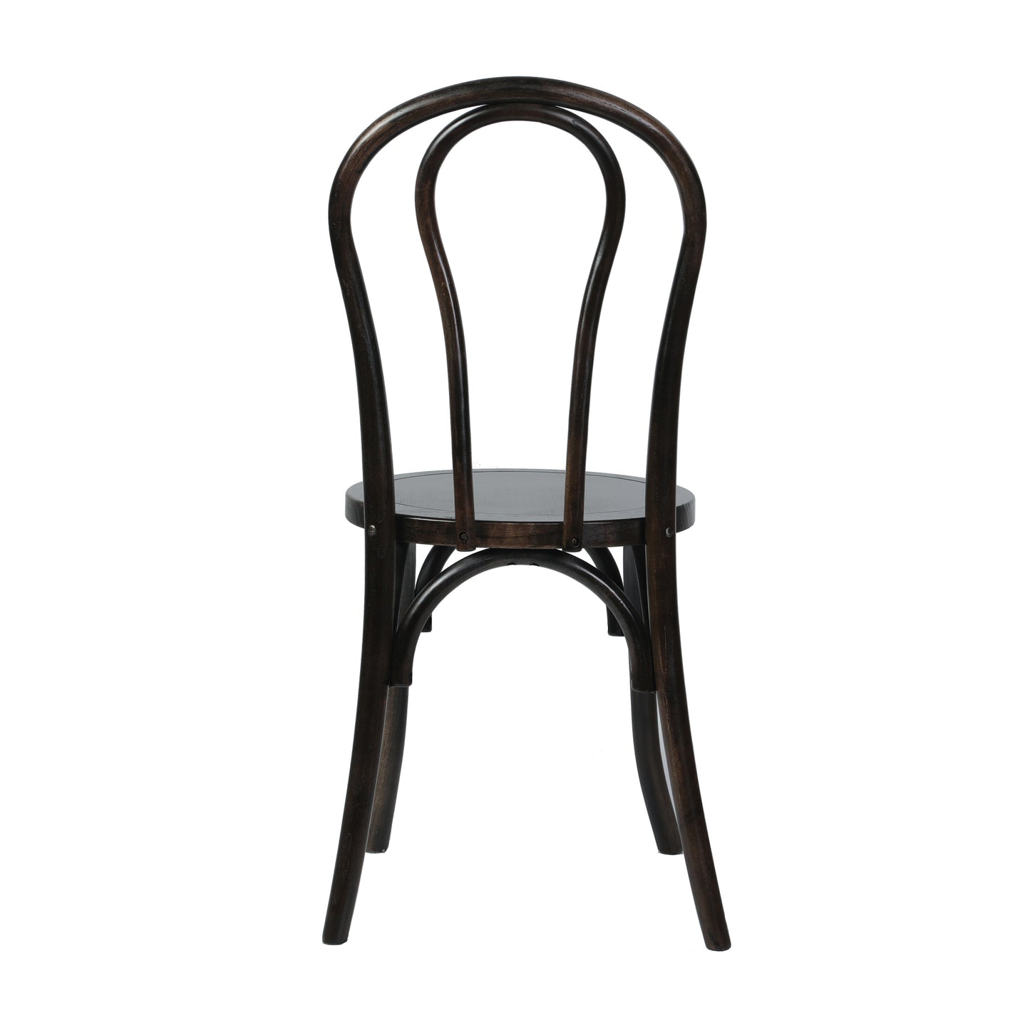 Betsy Commercial Grade Early American Thonet Style Solid Wood Stackable Dining Chair Early American Wood ZH-8003A-EAW-GG